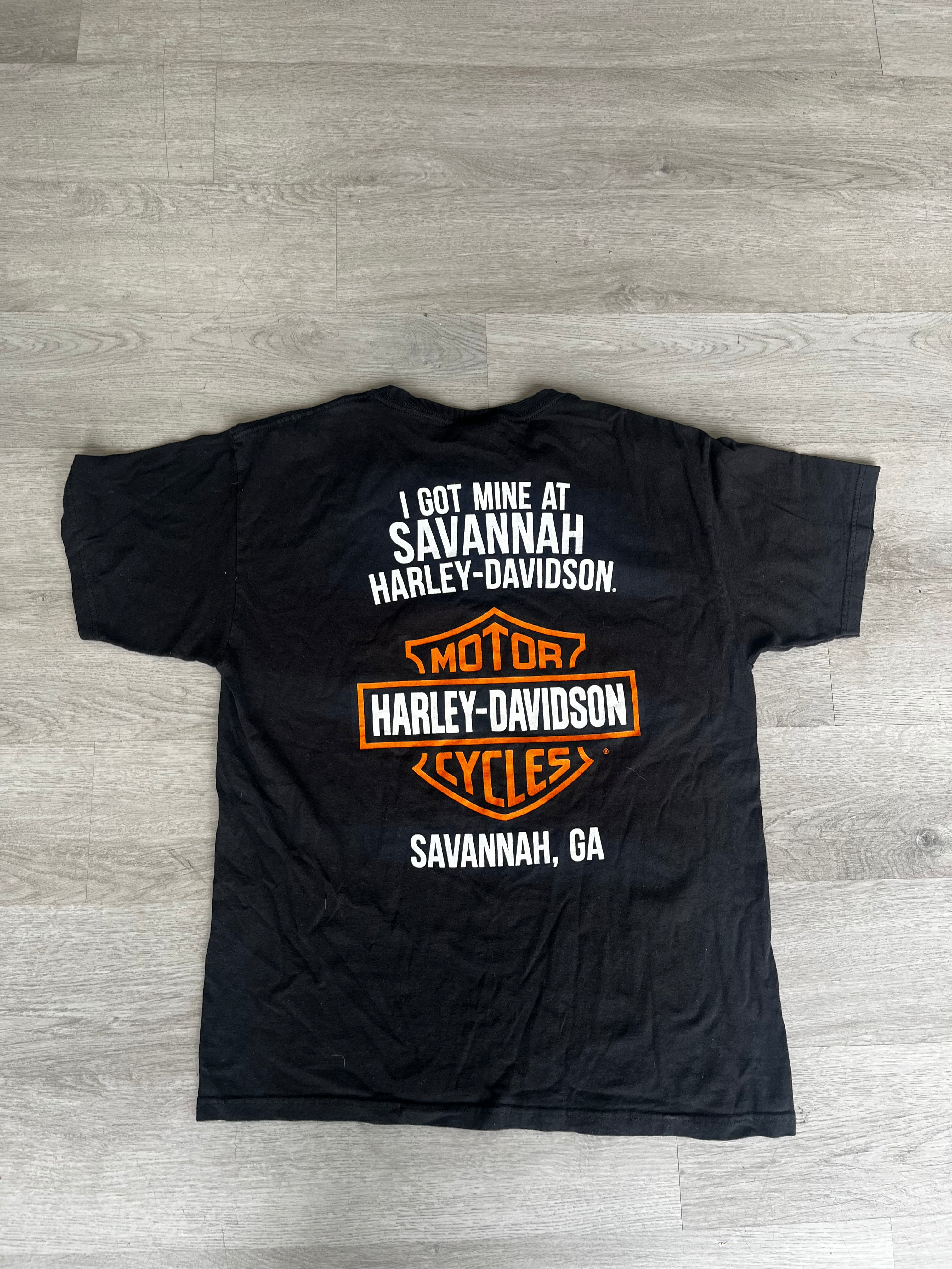 Vintage Savannah Georgia Harley Davidson Tee
