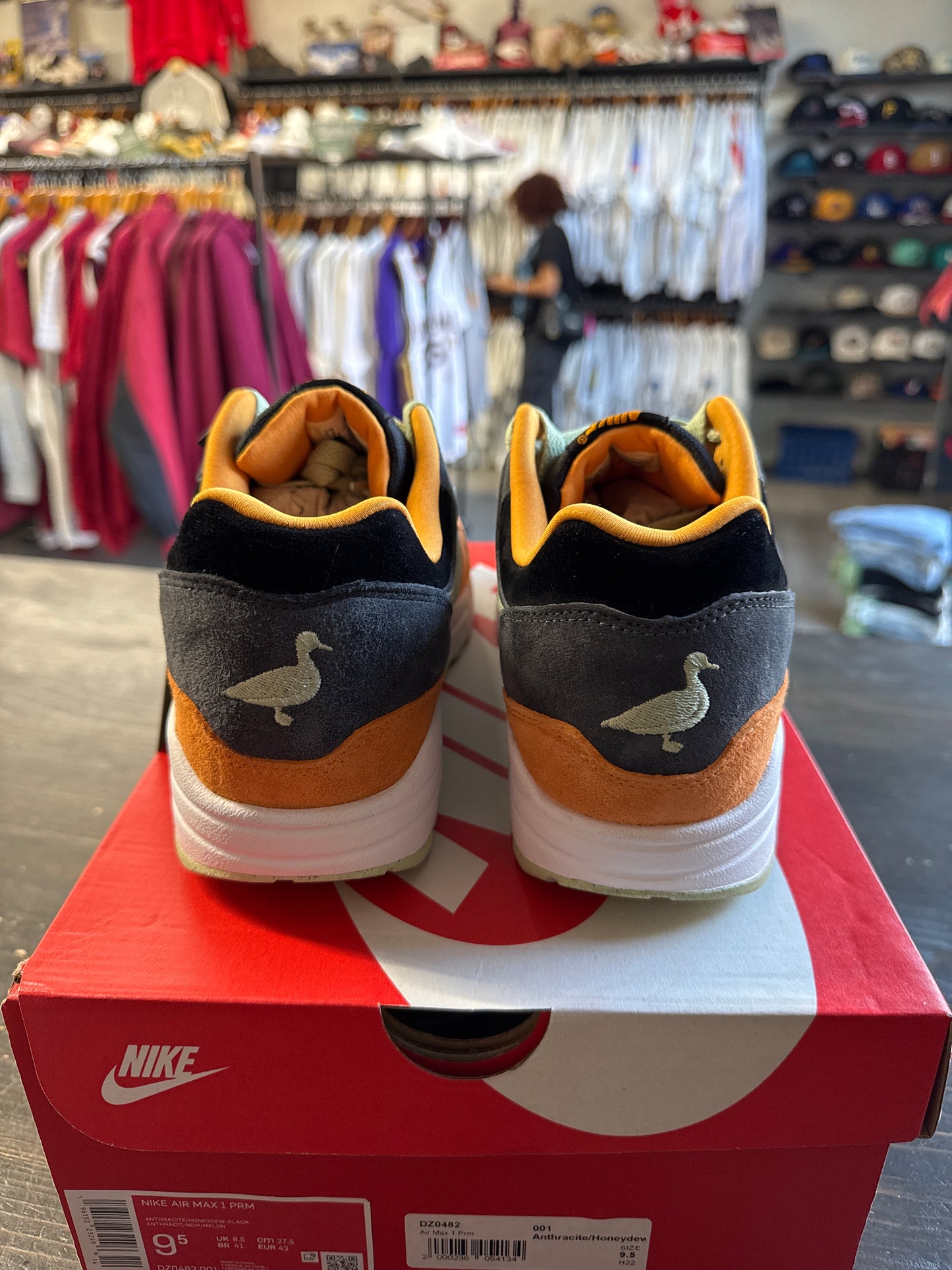 Pre-owned Nike Air Max 1 PRM Duck Honey Dew