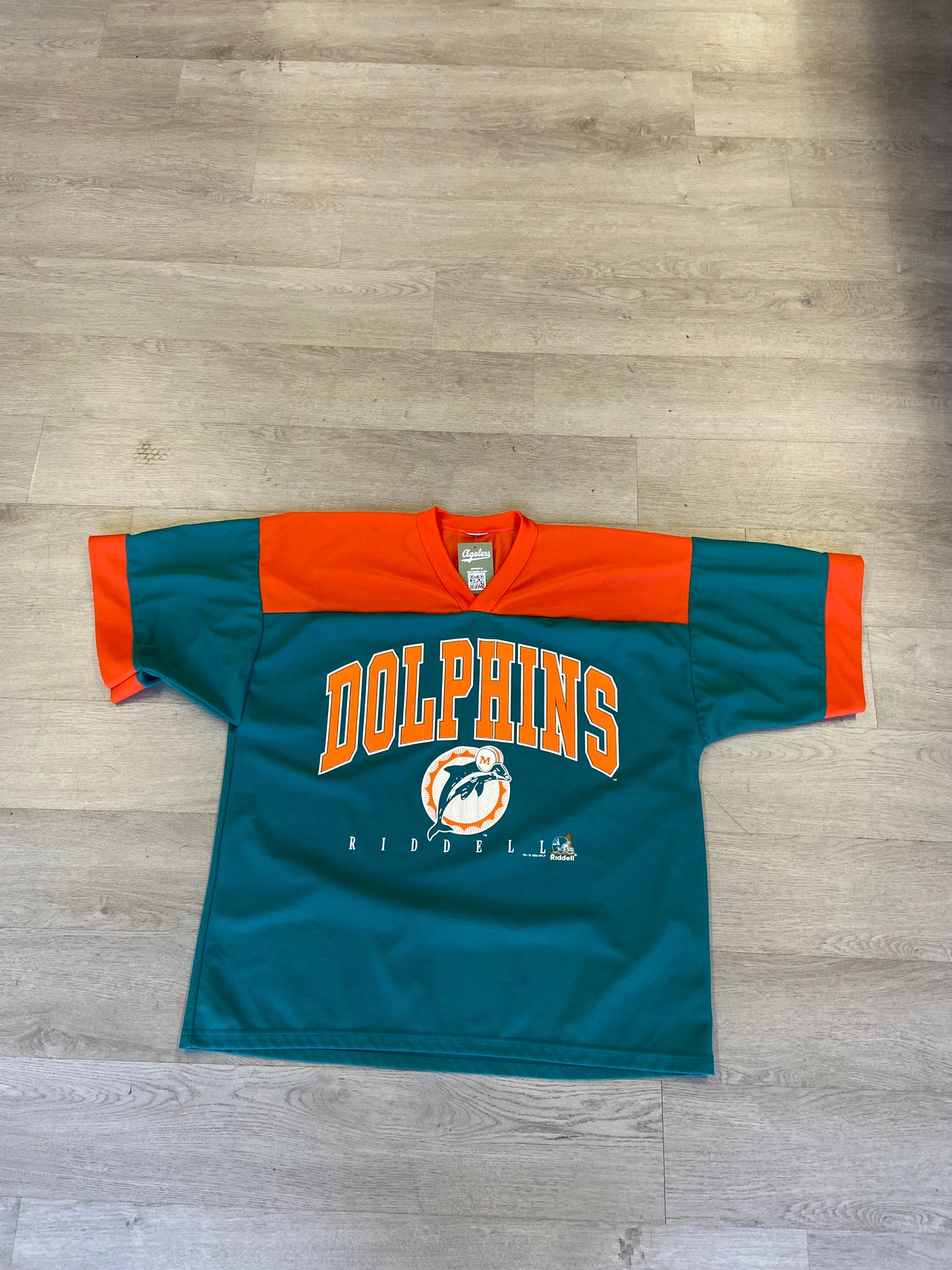 Vintage 1995 Riddell Miami Dolphins Jersey