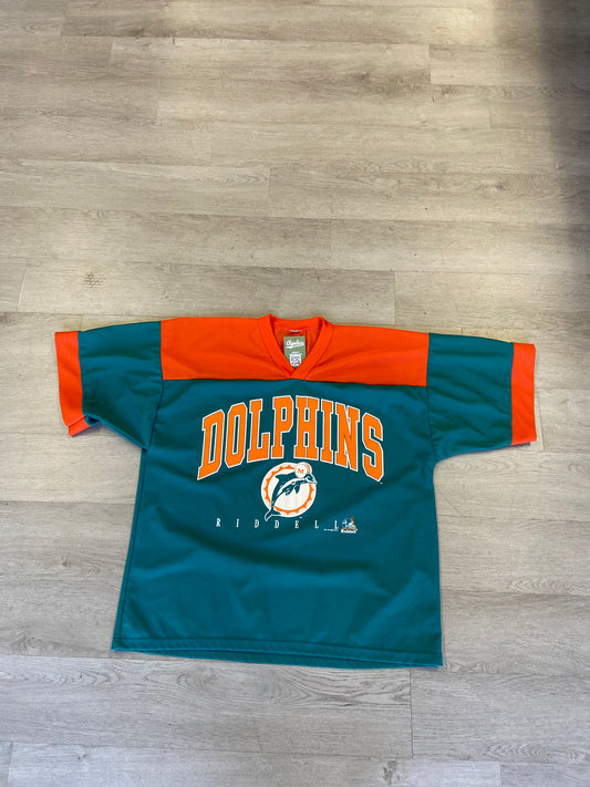 Vintage 1995 Riddell Miami Dolphins Jersey
