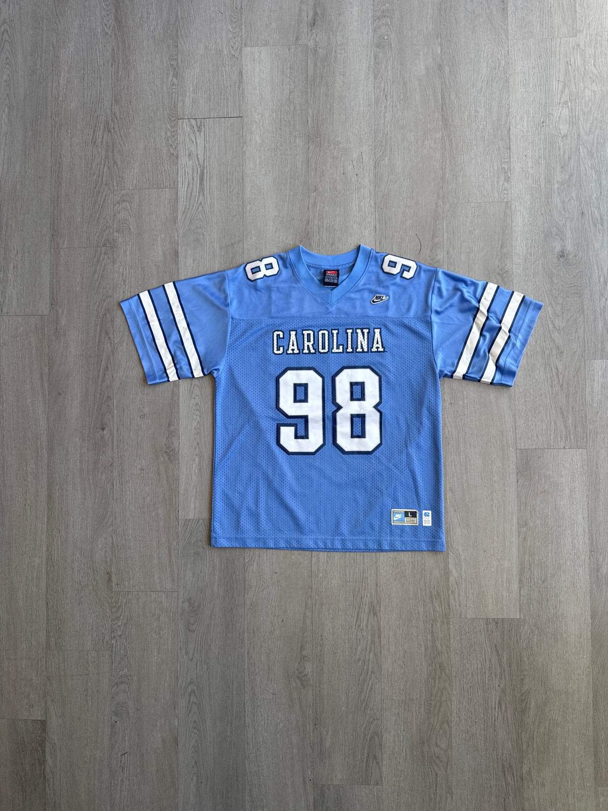 Vintage Youth 90s Nike University Of North Carolina Chapel Hill Tarheels Football Jersey