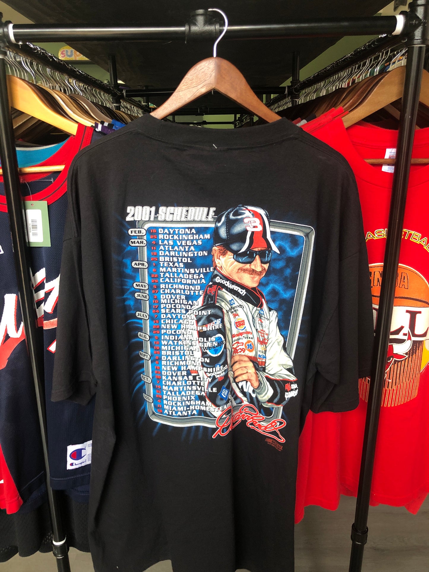 2001 Dale Earnhardt Winston Cup Series NASCAR Tee