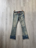 Vintage Y2K Women’s LRG Luxirie Ghost Rider Boot Cut Denim Jeans