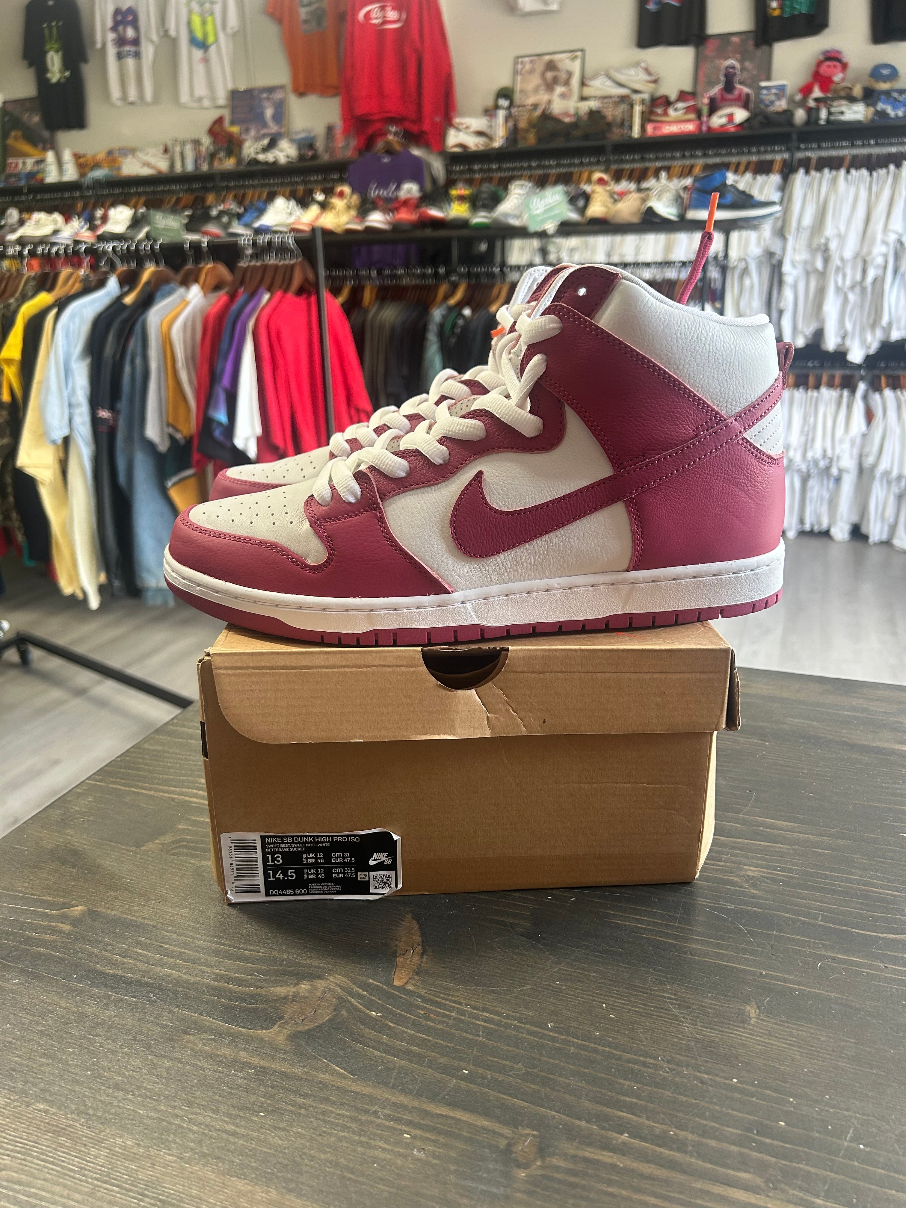 Pre Owned Nike SB Dunk High Pro Orange Label