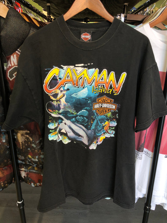 Vintage Cayman Islands Harley Davidson Tee