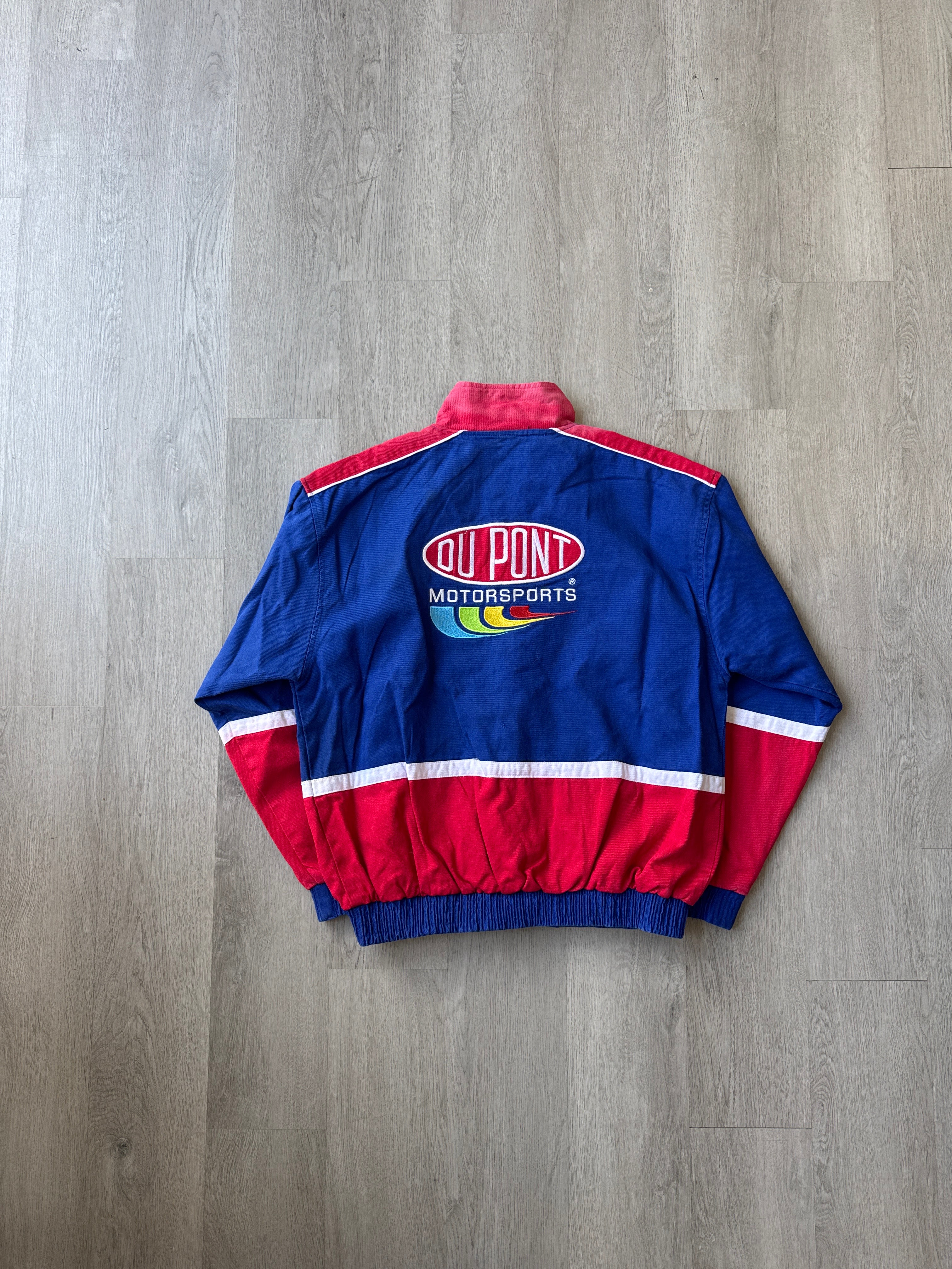 Vintage Winners Circle Jeff Gordon Du Pont Motorsports Nascar Racing Jacket