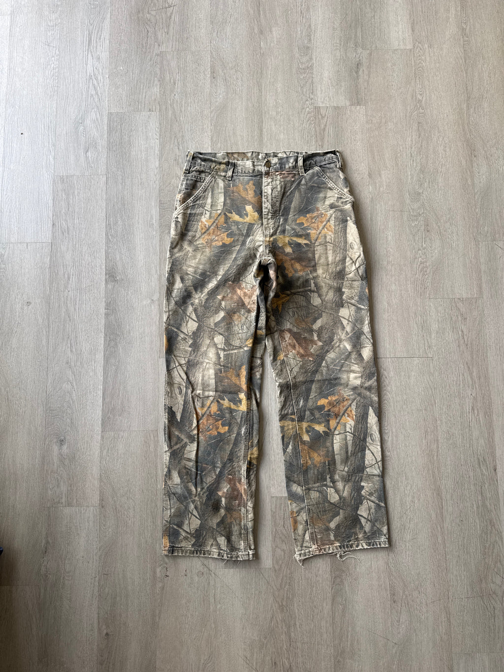 Vintage Carhartt Realtree Forest Camo Carpenter Pants