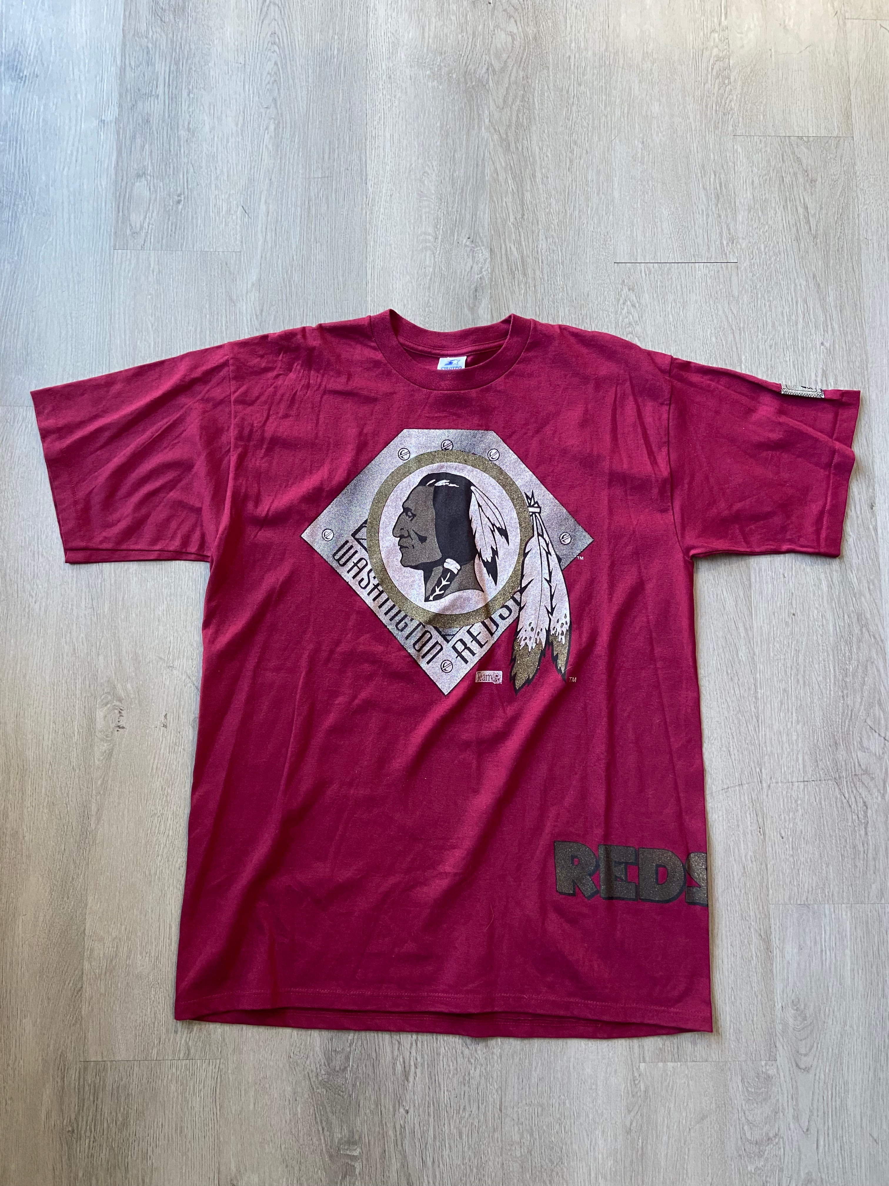 Vintage Starter Washington Redskins Wrap Round Text Tee