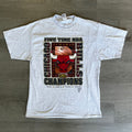 Vintage 1997 Logo 7 Chicago Bulls Five Time NBA Champions Tee