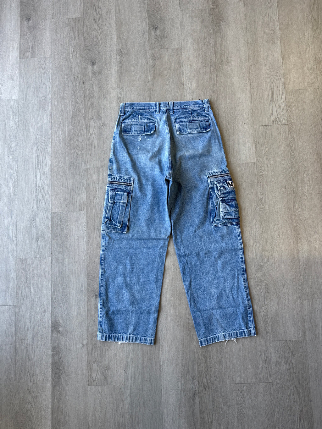 Vintage Y2K Urban Jeans Wear Cargo Denim Jeans