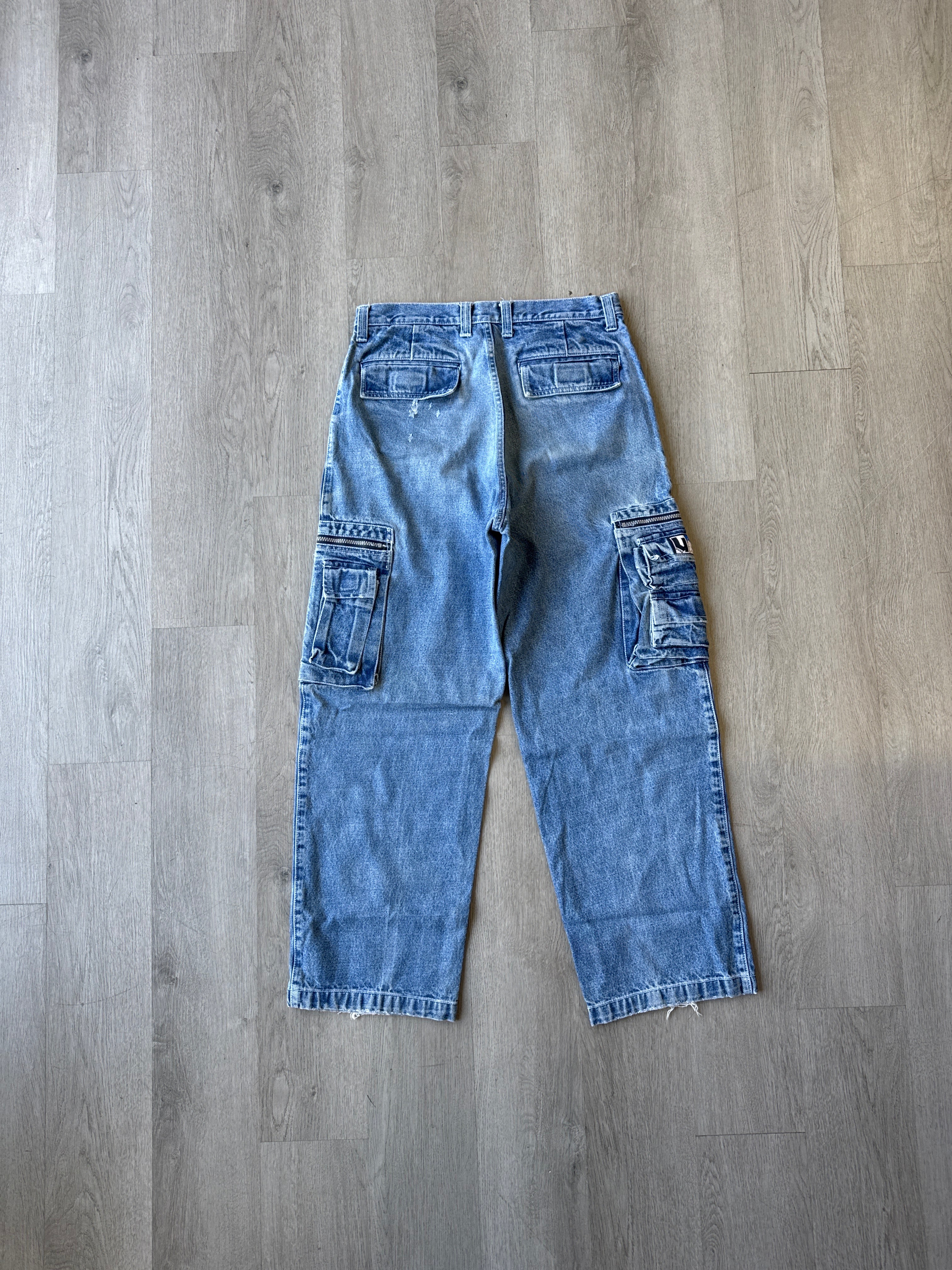Vintage Y2K Urban Jeans Wear Cargo Denim Jeans