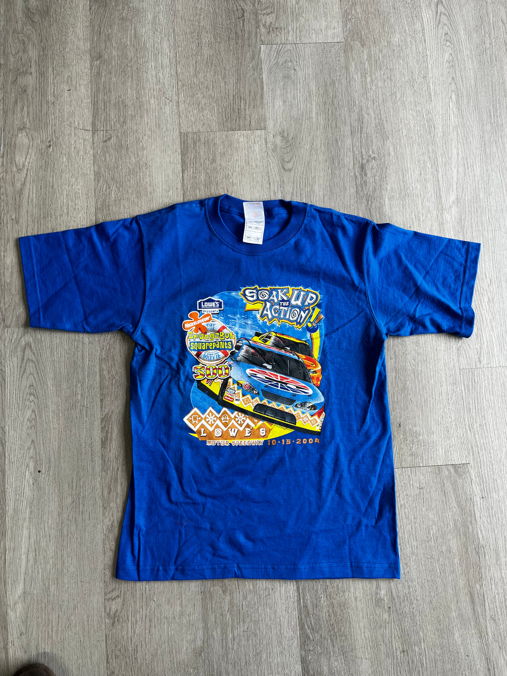 NWT Youth SpongeBob NASCAR Tee