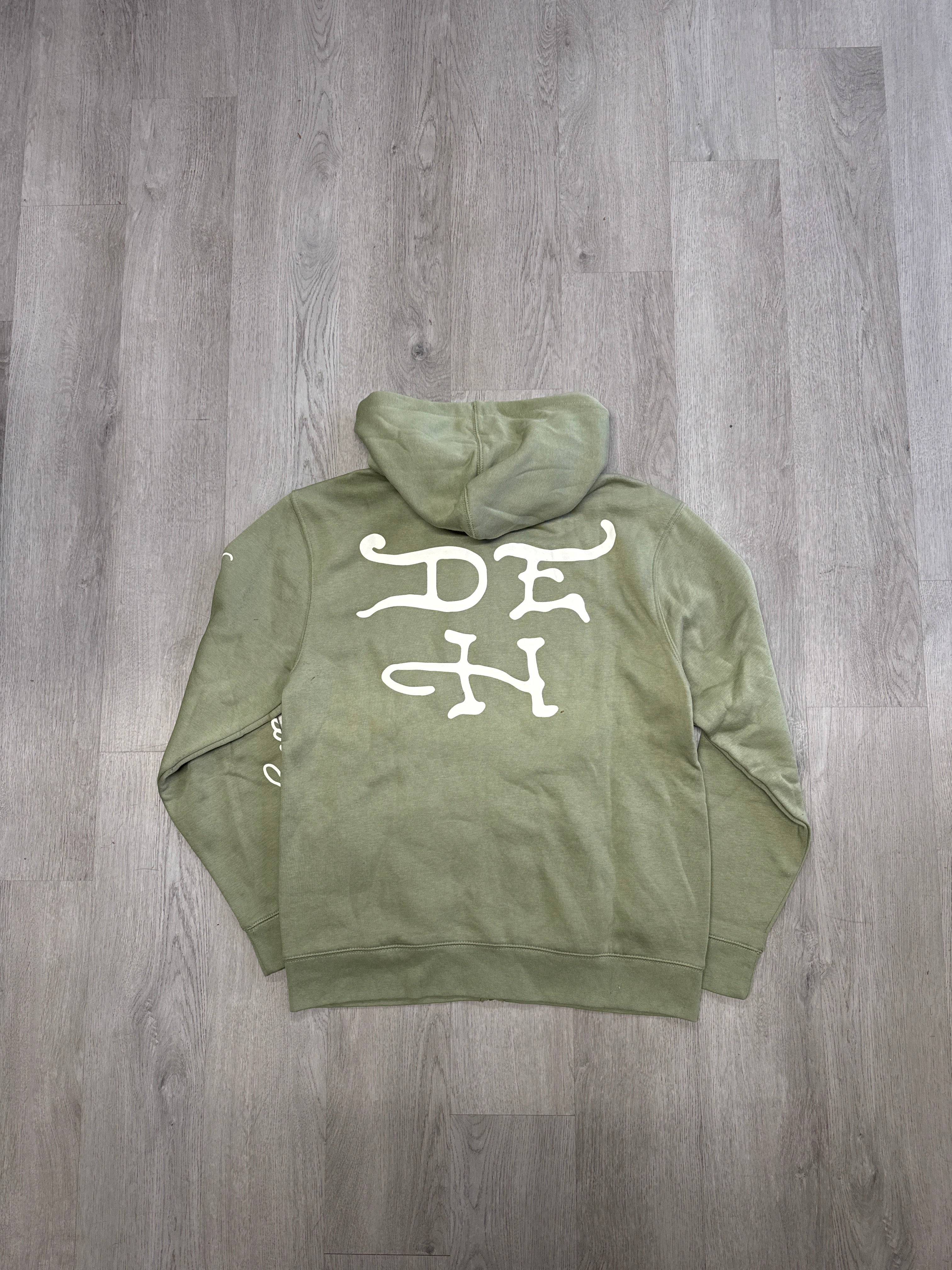 Ed Hardy Crouching Panther Hooded Zip Up