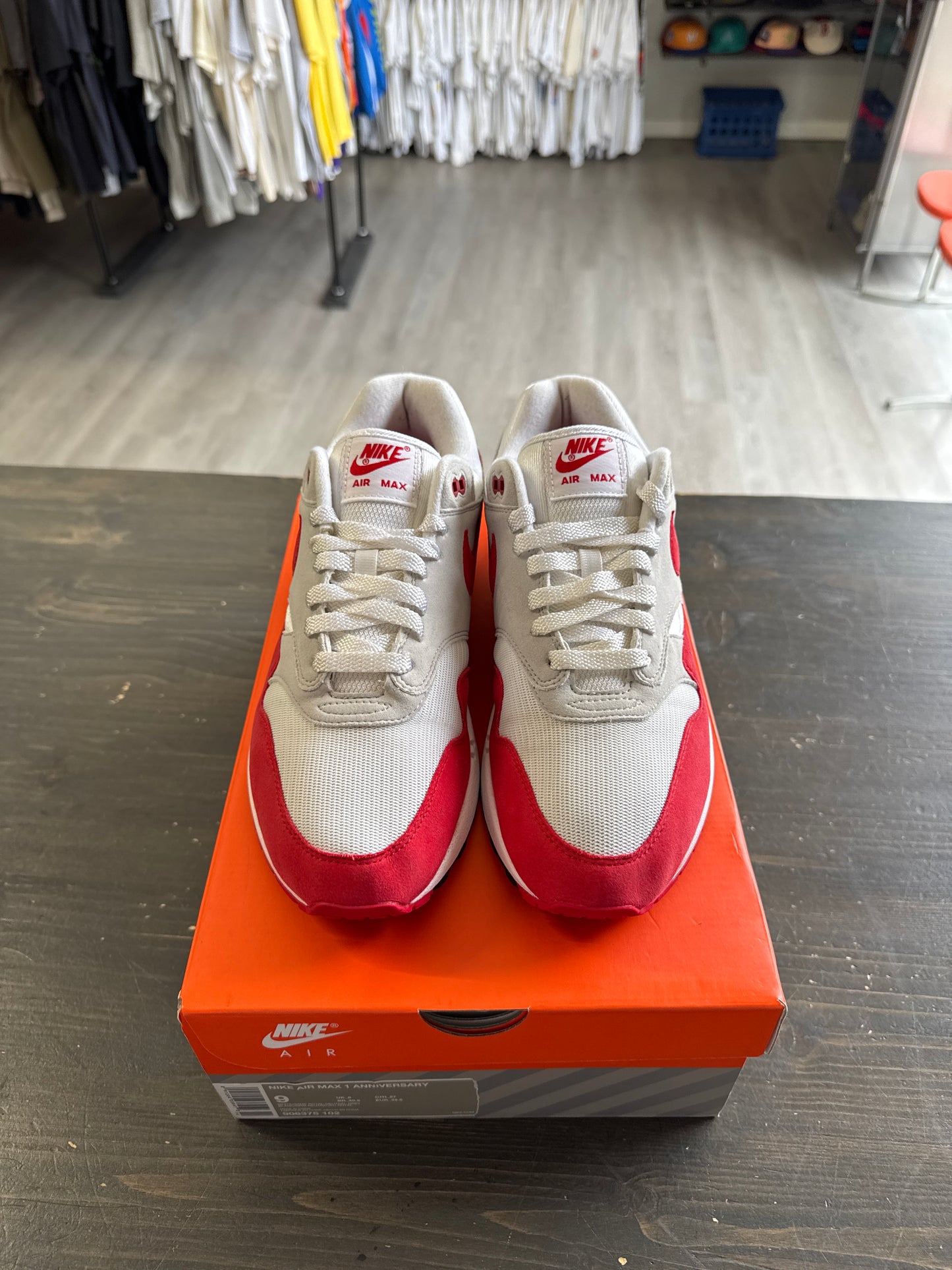 Pre-owned Nike Air Max 1 Anniversary Red 2017