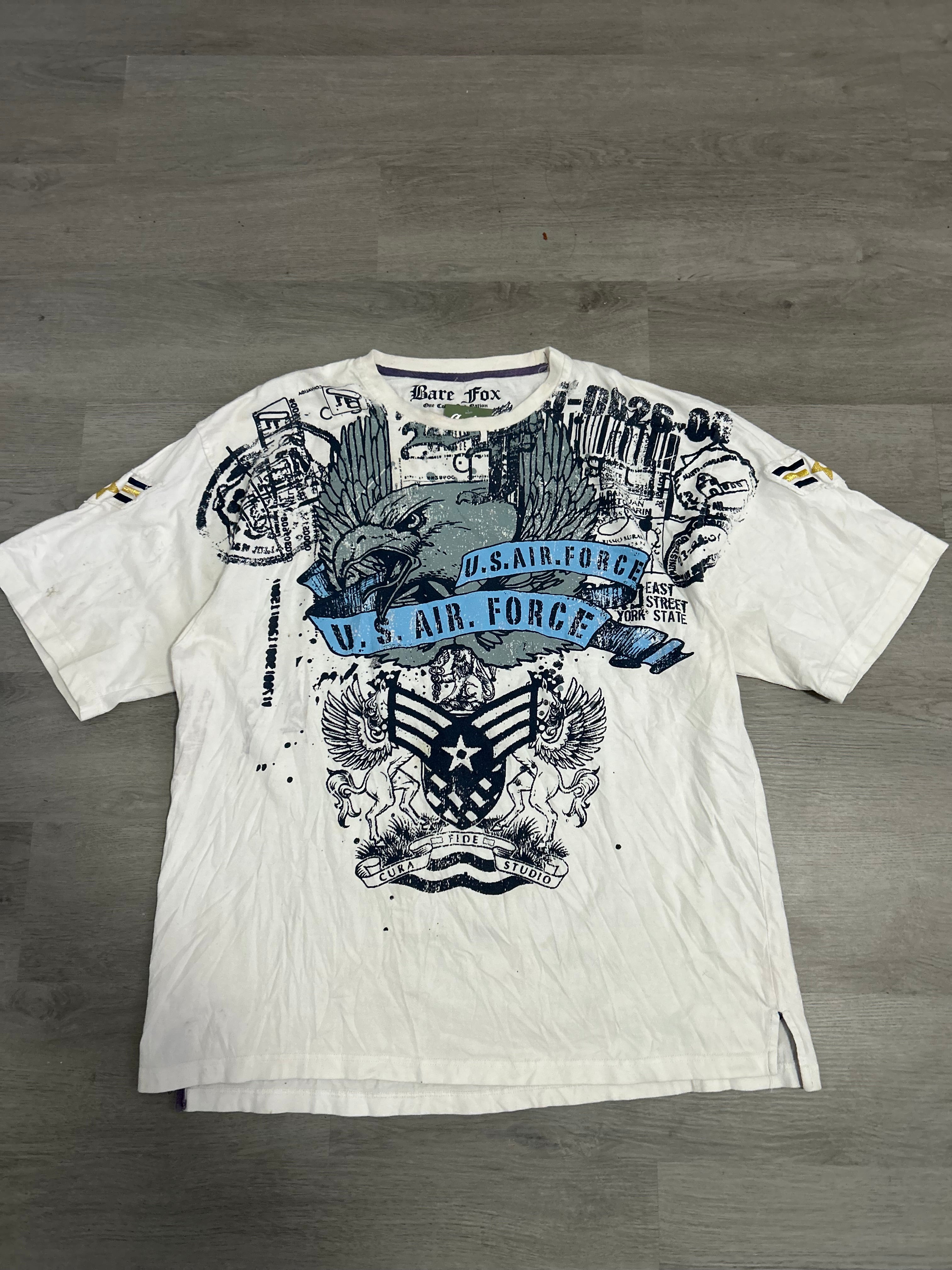 Y2K Bare Fox U.S Air Force Tee