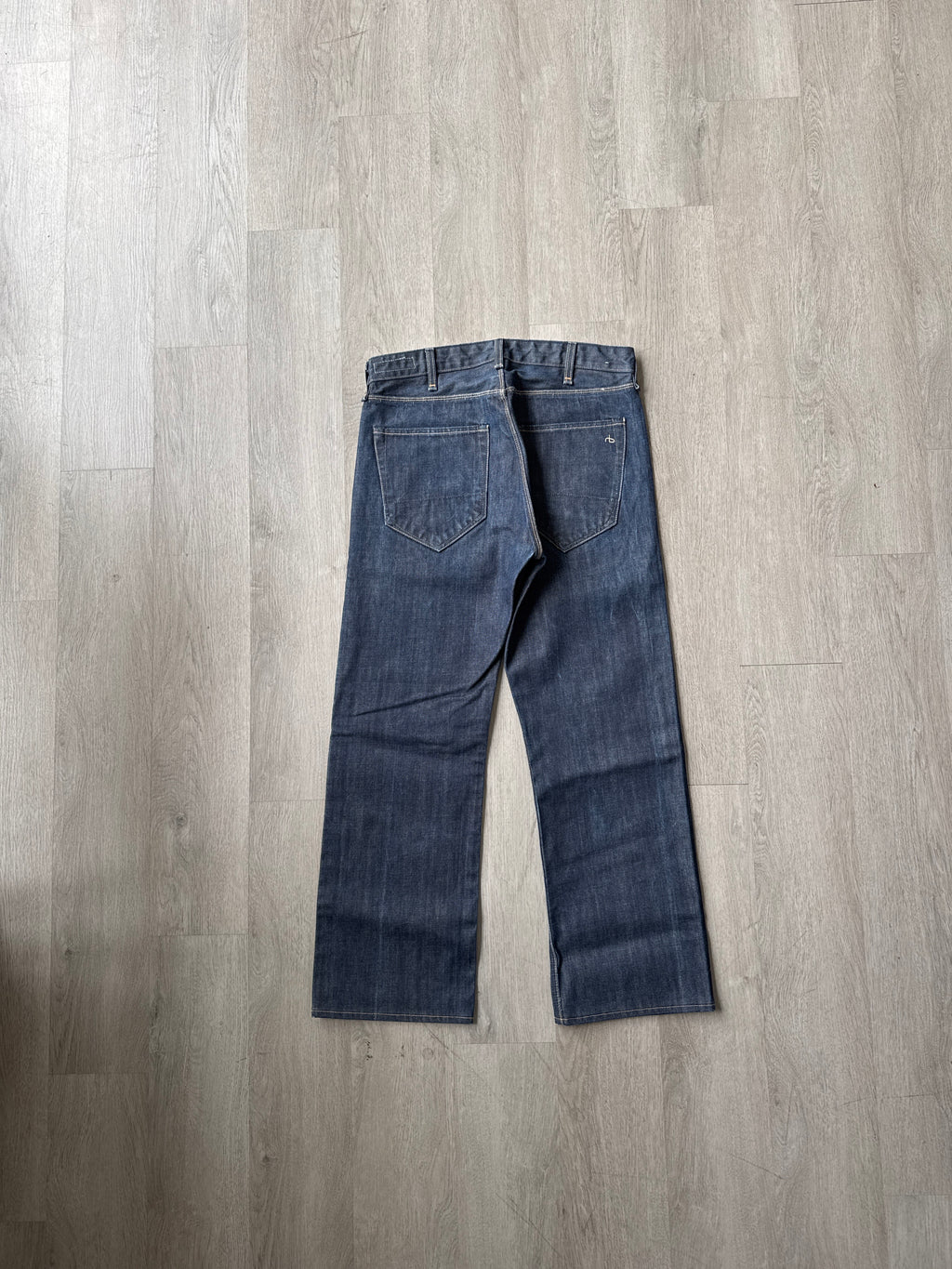 Rag & Bone Straight Button Fly Denim Jeans