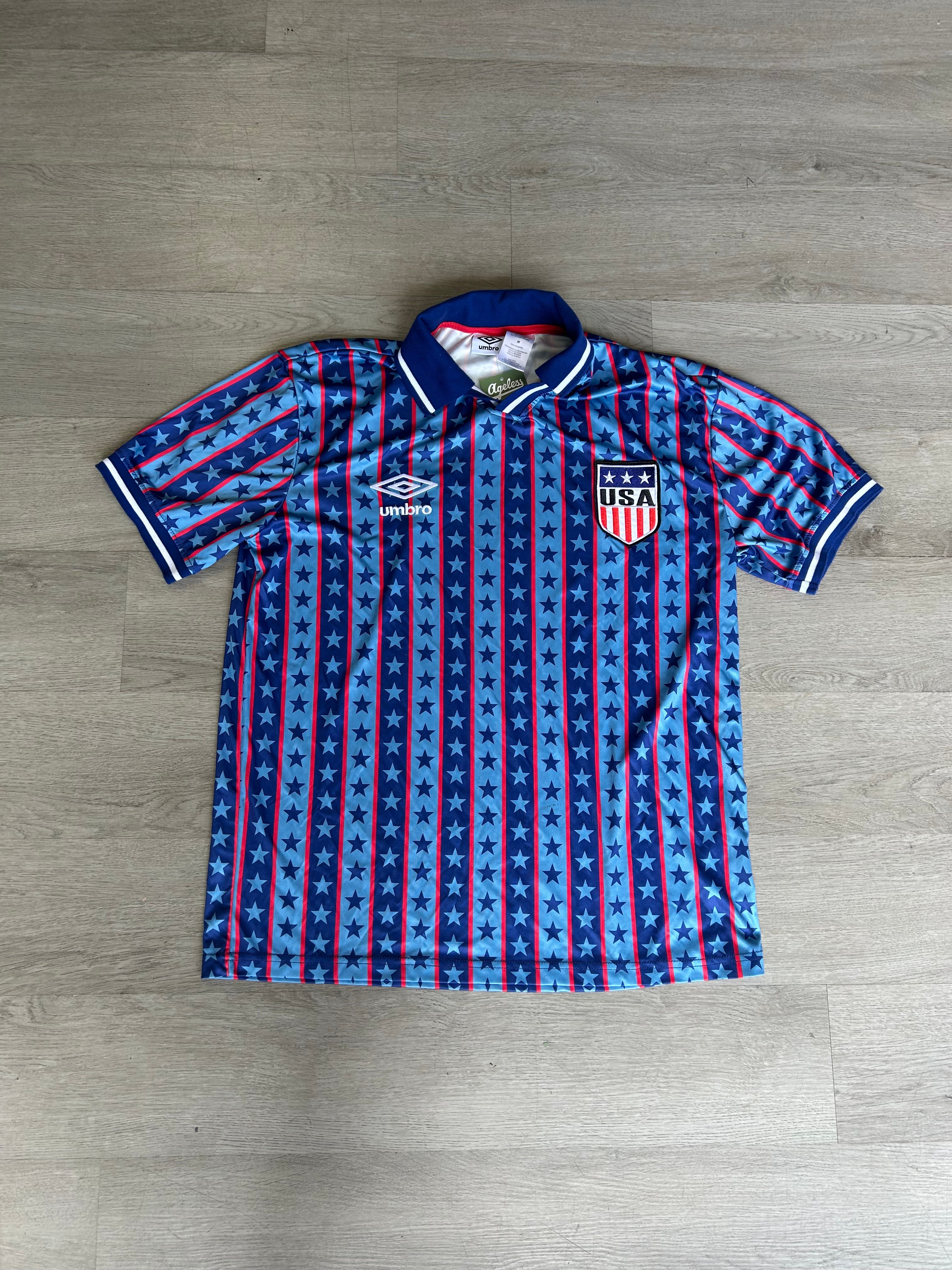 Vintage Umbro USA Stars Retro Soccer Jersey