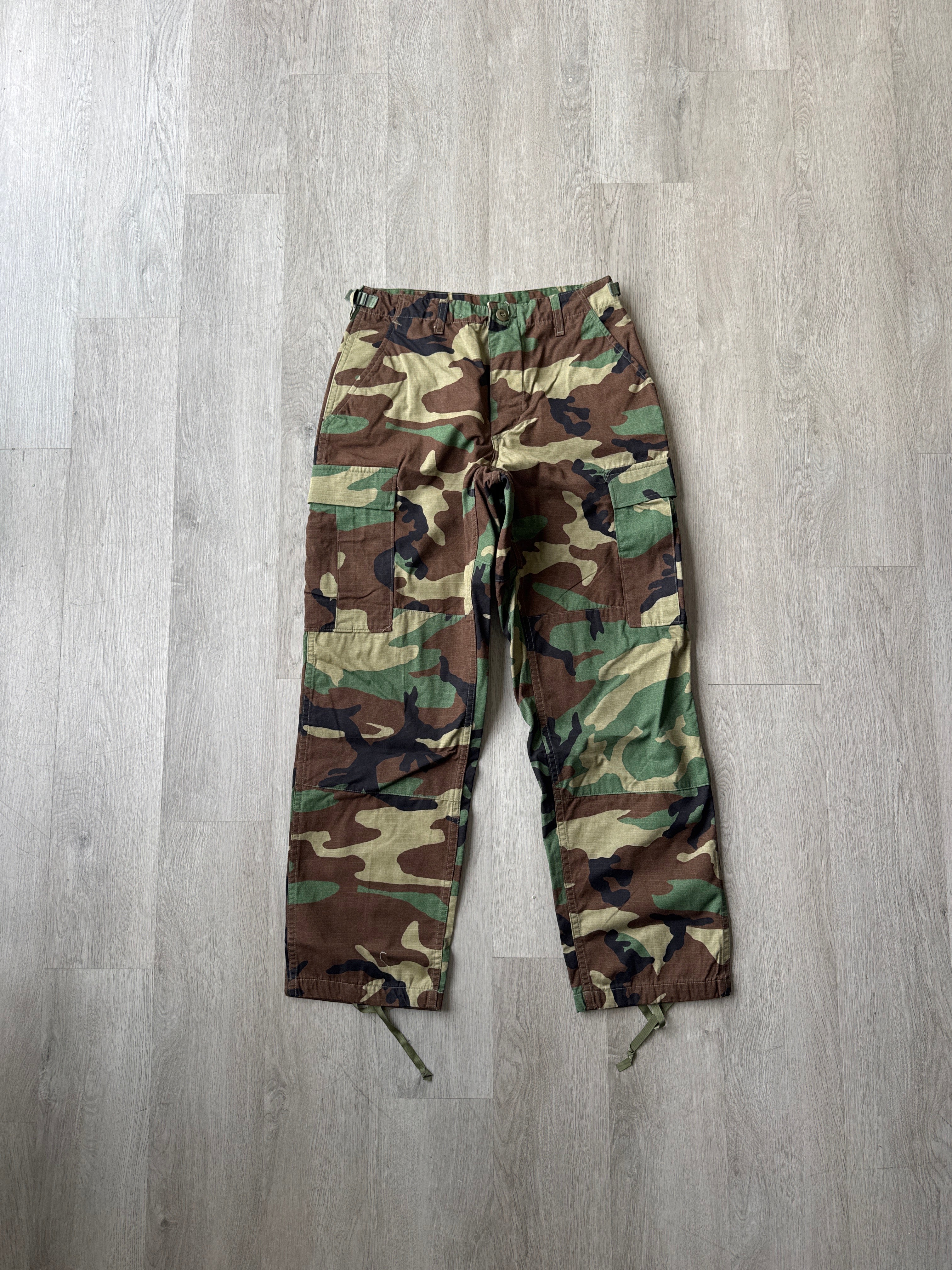 Vintage Military Camo Cargo Pants