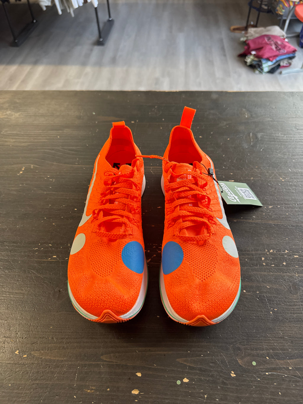 Pre-owned Nike x Off White Zoom Fly Mercurial Total Orange