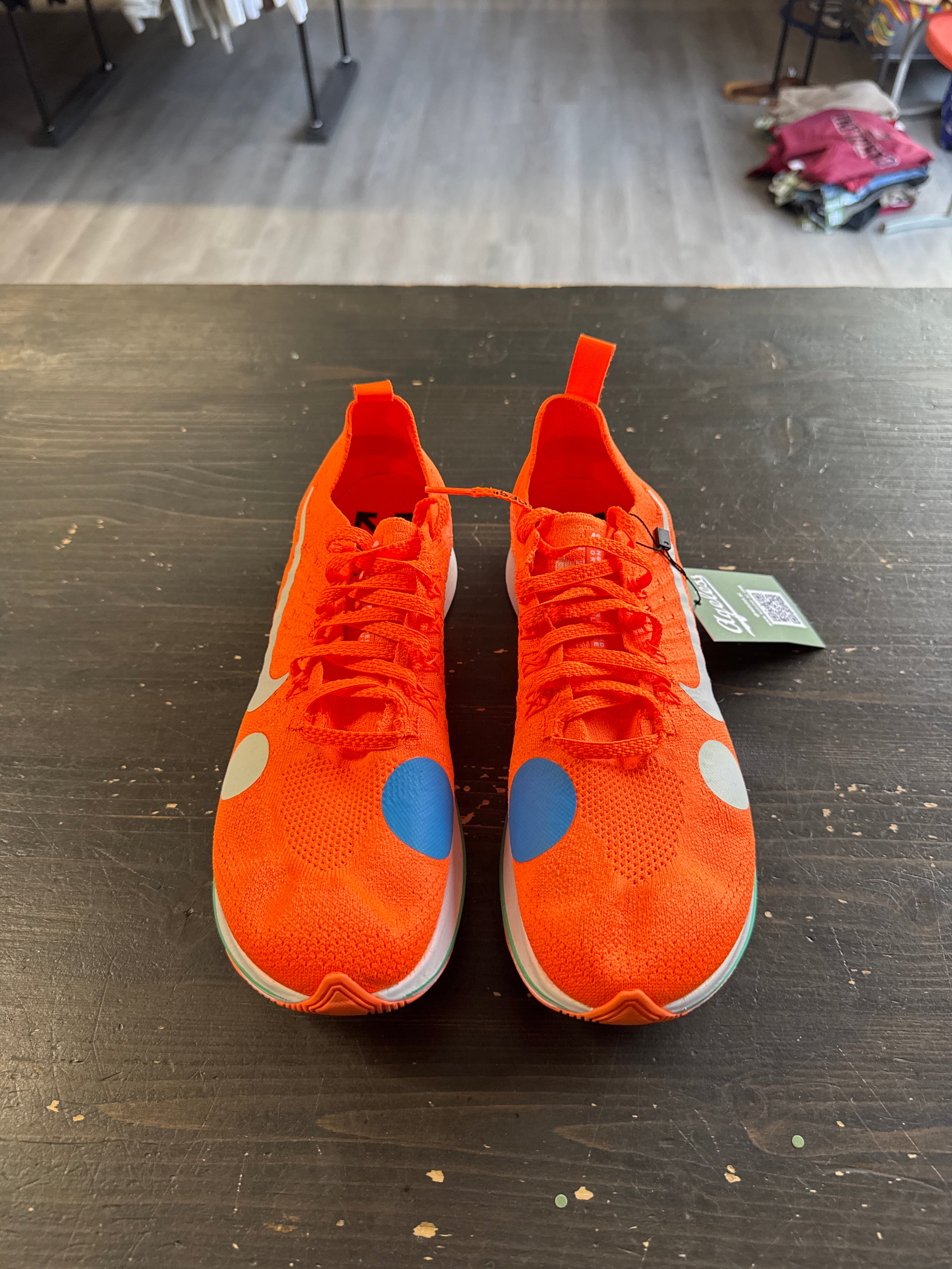 Pre-owned Nike x Off White Zoom Fly Mercurial Total Orange