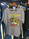 Y2K Ed Hardy Bedazzled Tiger Tee