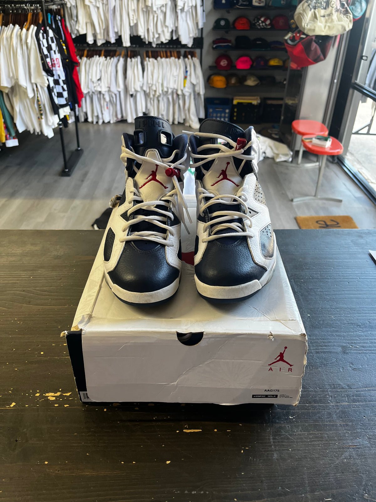 Pre-Owned Jordan 6 Retro Olympic (2024)