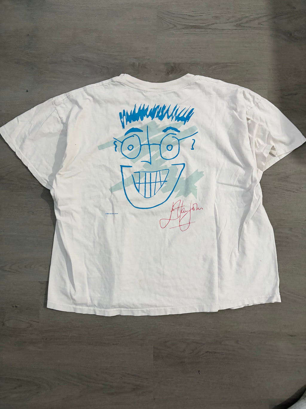 Vintage 1993 Hard Rock Cafe Signature Series Elton John Tee