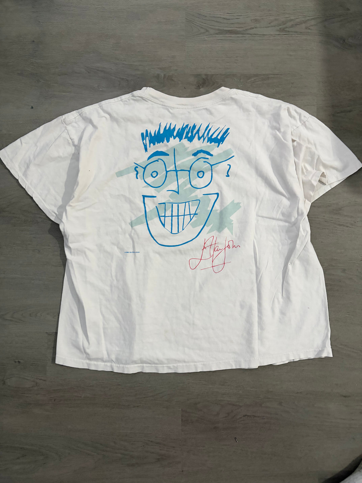Vintage 1993 Hard Rock Cafe Signature Series Elton John Tee