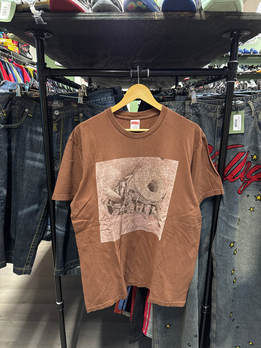 Supreme Braces Brown Tee