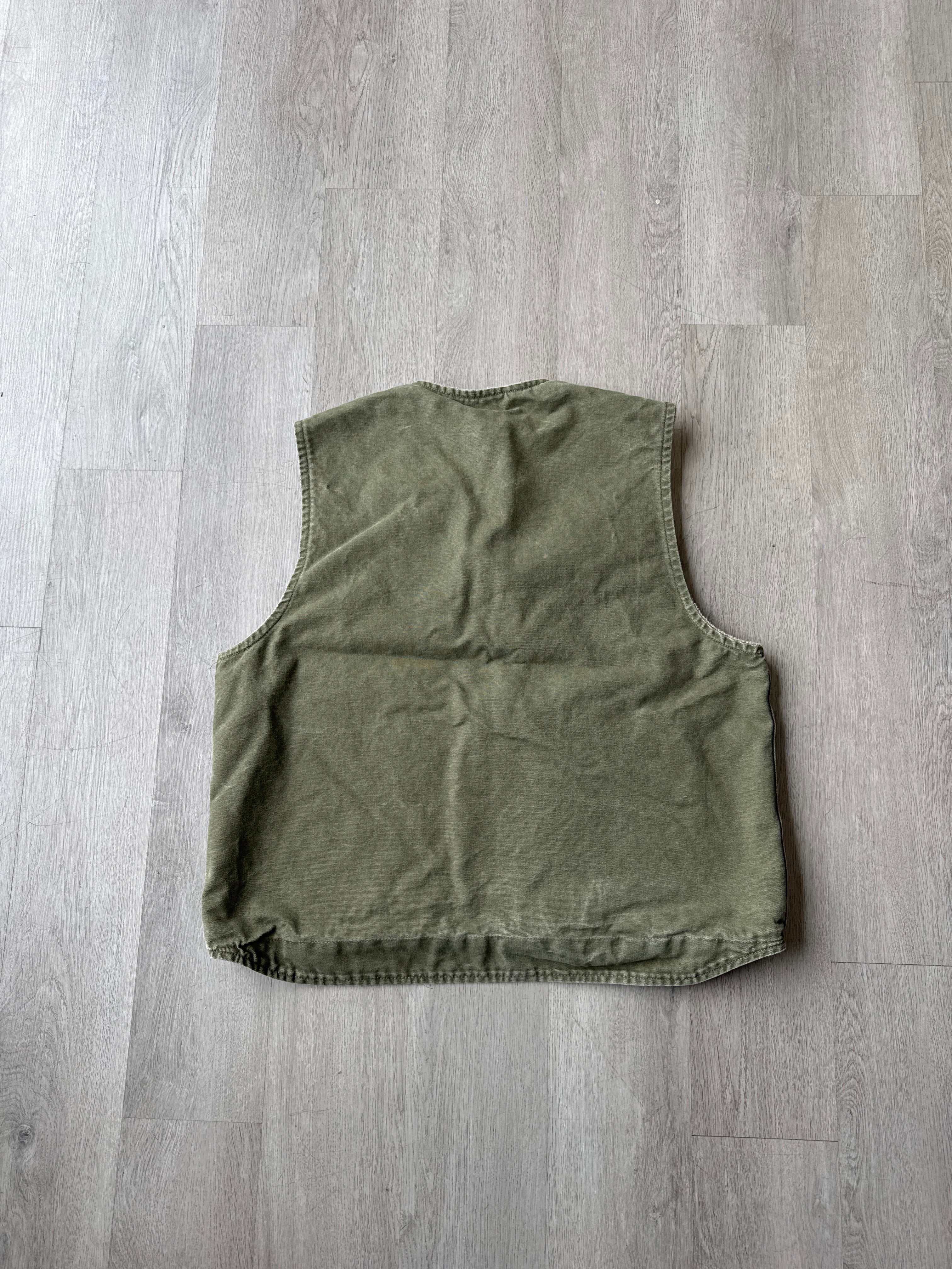 Vintage Carhartt Olive Green Vest