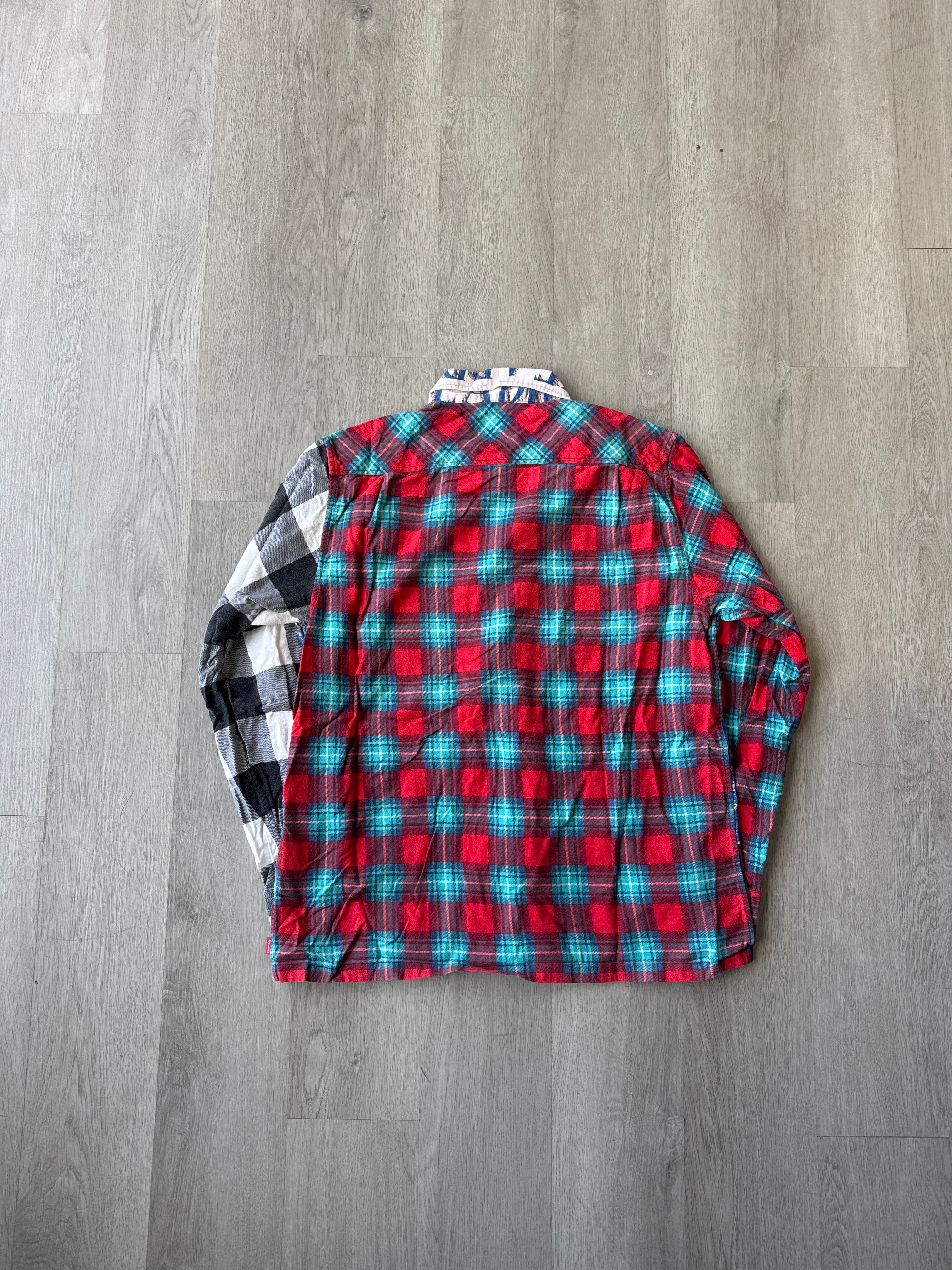 Supreme MLK Zip Up Flannel Shirt