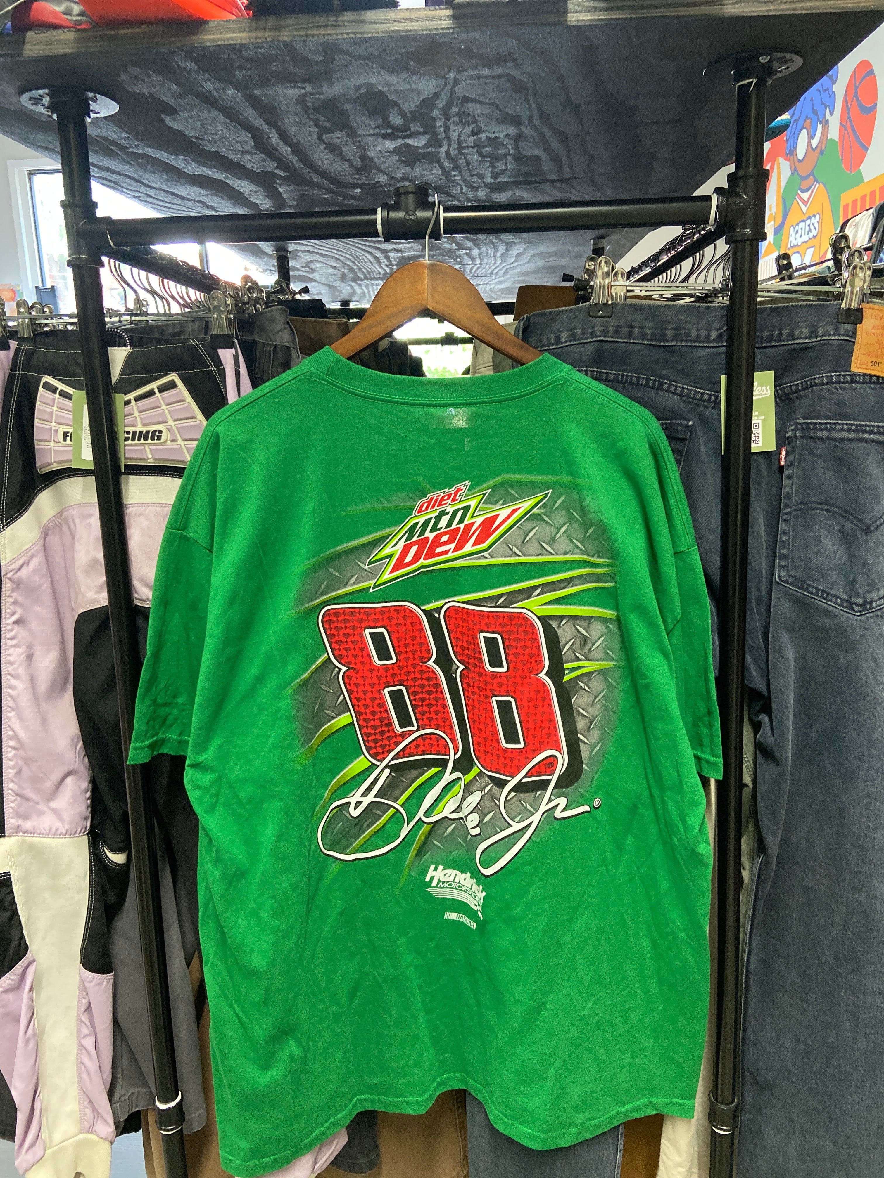 Dale Jr Diet Mtn Dew Racing Tee