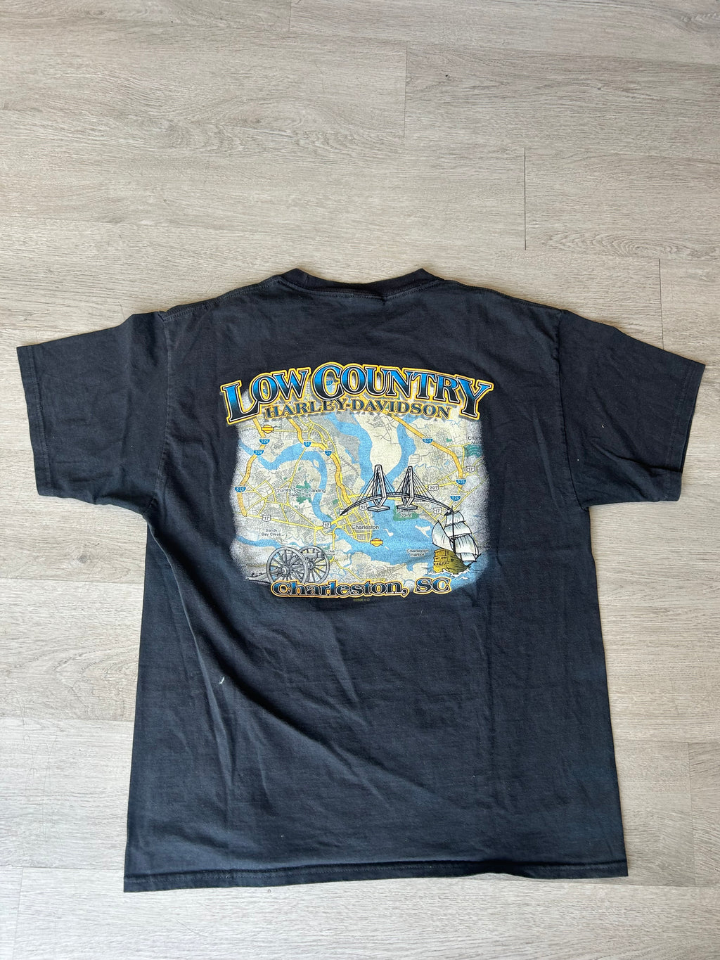 Vintage Harley Davidson Shift Happens Tee