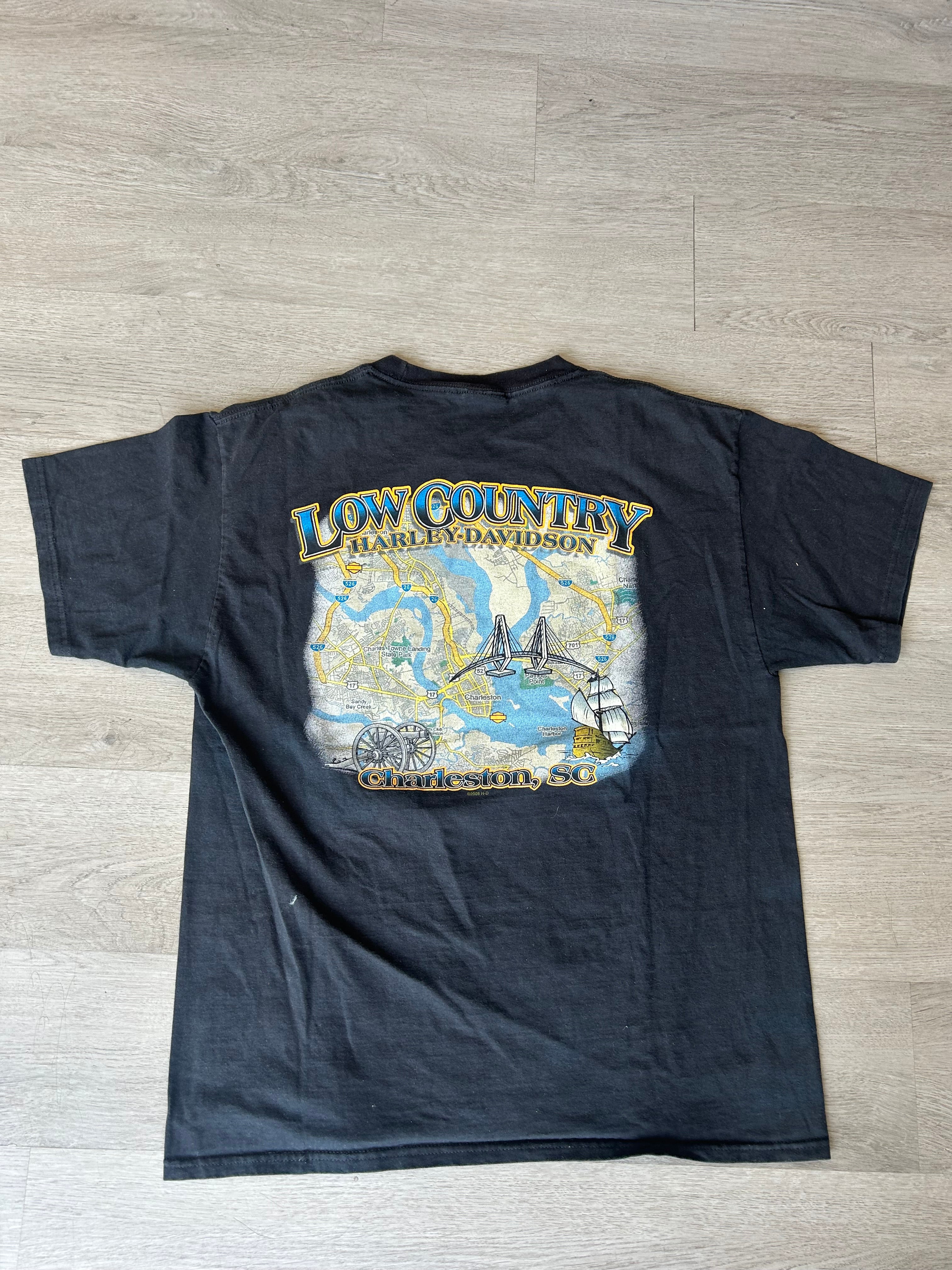 Vintage Harley Davidson Shift Happens Tee
