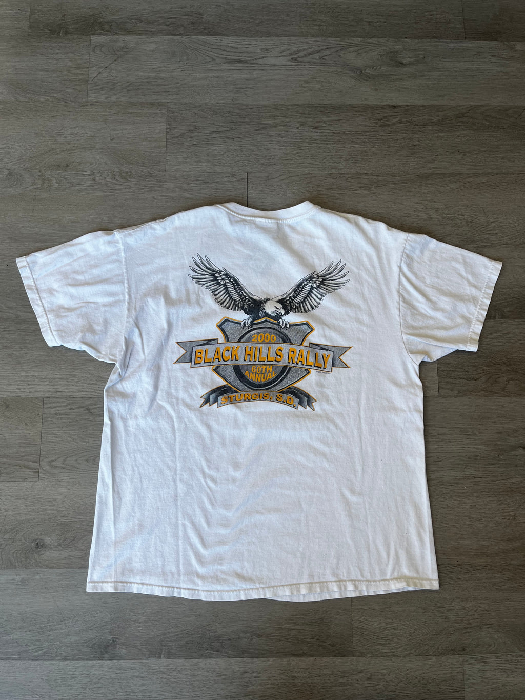 Vintage Biker Black Hills Rally 2000s Sturgis Tee
