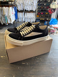Rick Owens DRKSHDW Temple Vintage Low Sneaks Black Milk Denim