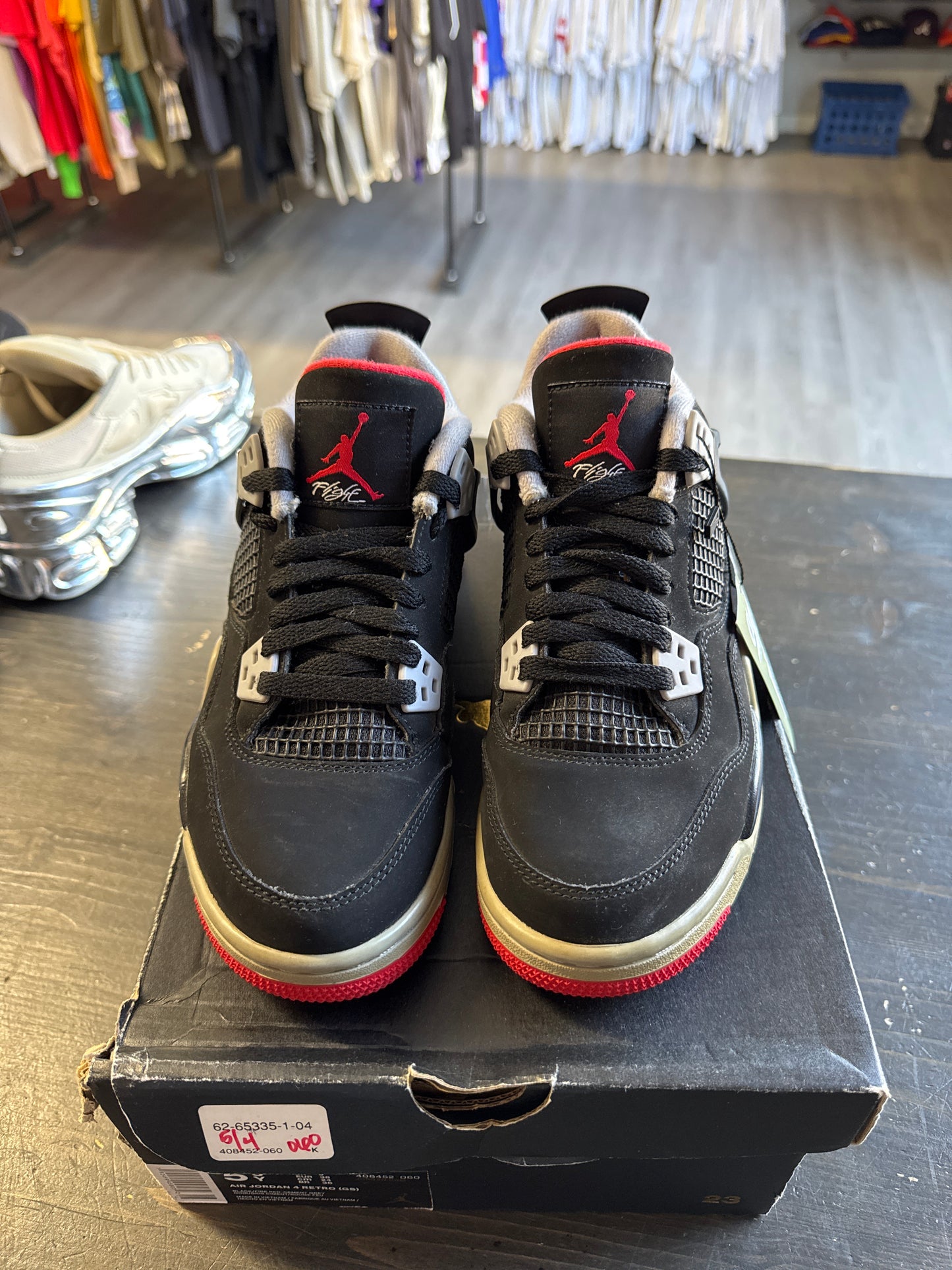Pre-owned Jordan Retro 4 Bred