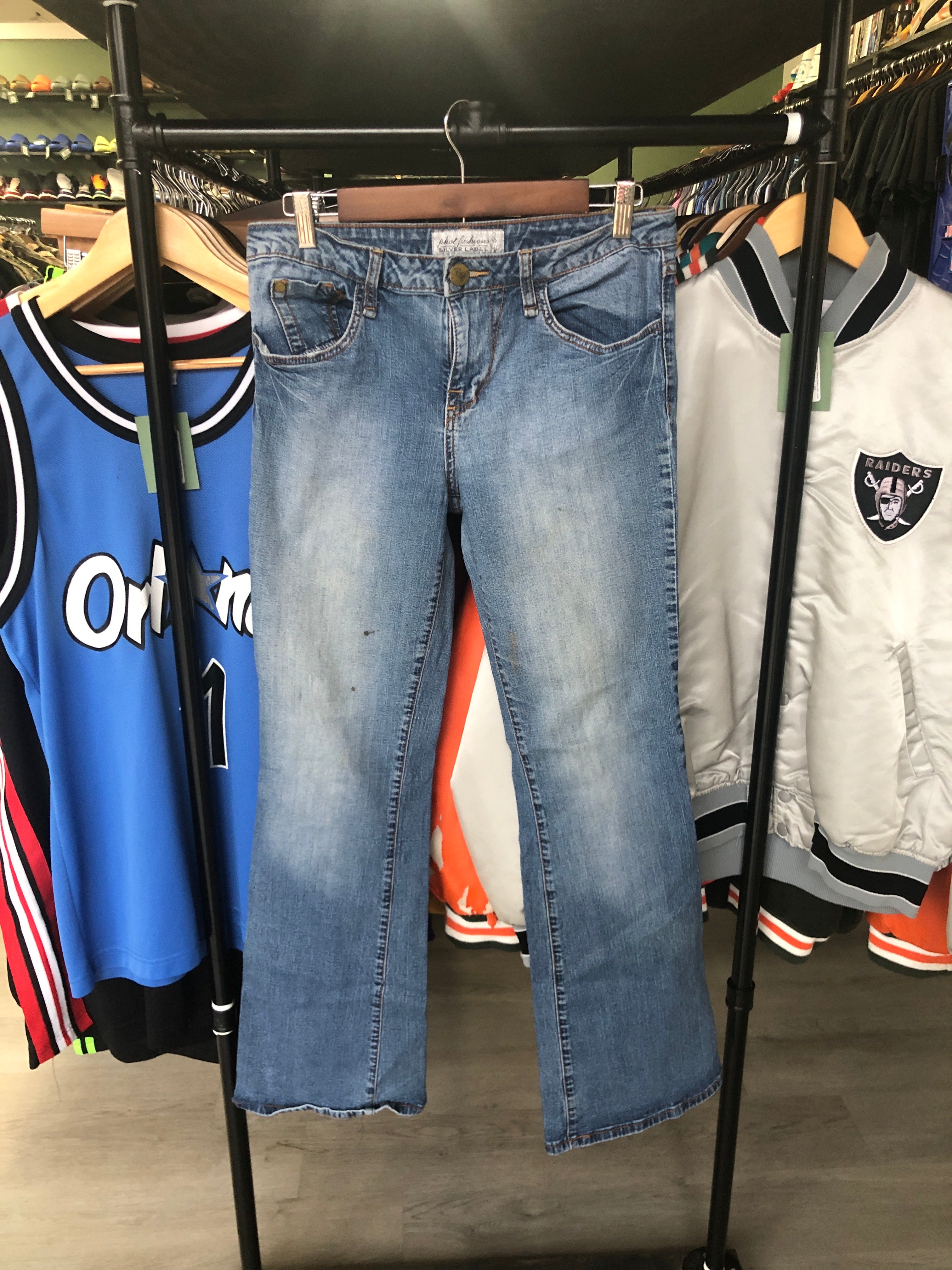 Women’s Phat Fashions Silver Label Flared Jeans