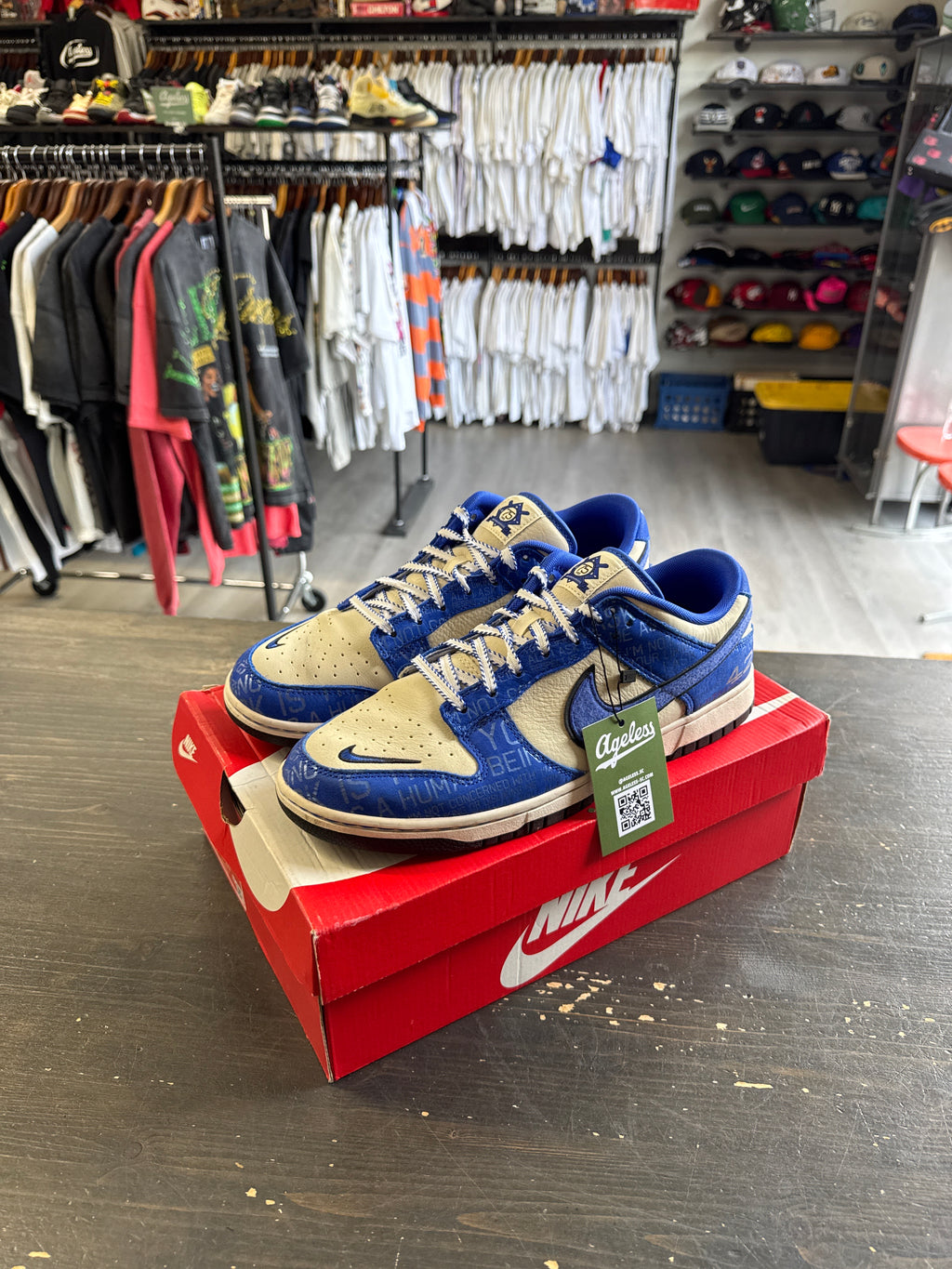 Pre-owned Nike Dunk Low Jackie Robinson