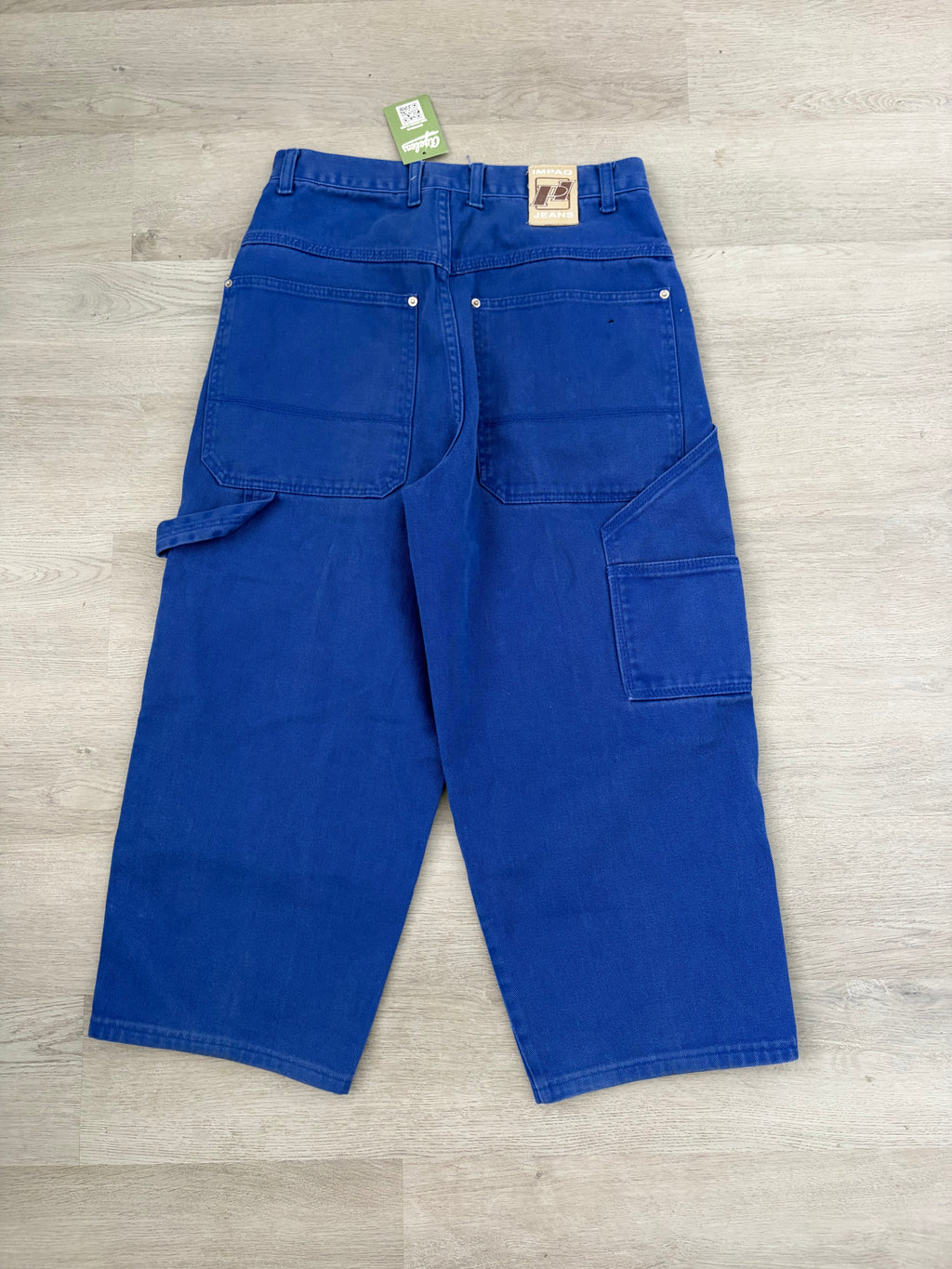 Impaq Jeans Blue Baggy Carpenter Pants