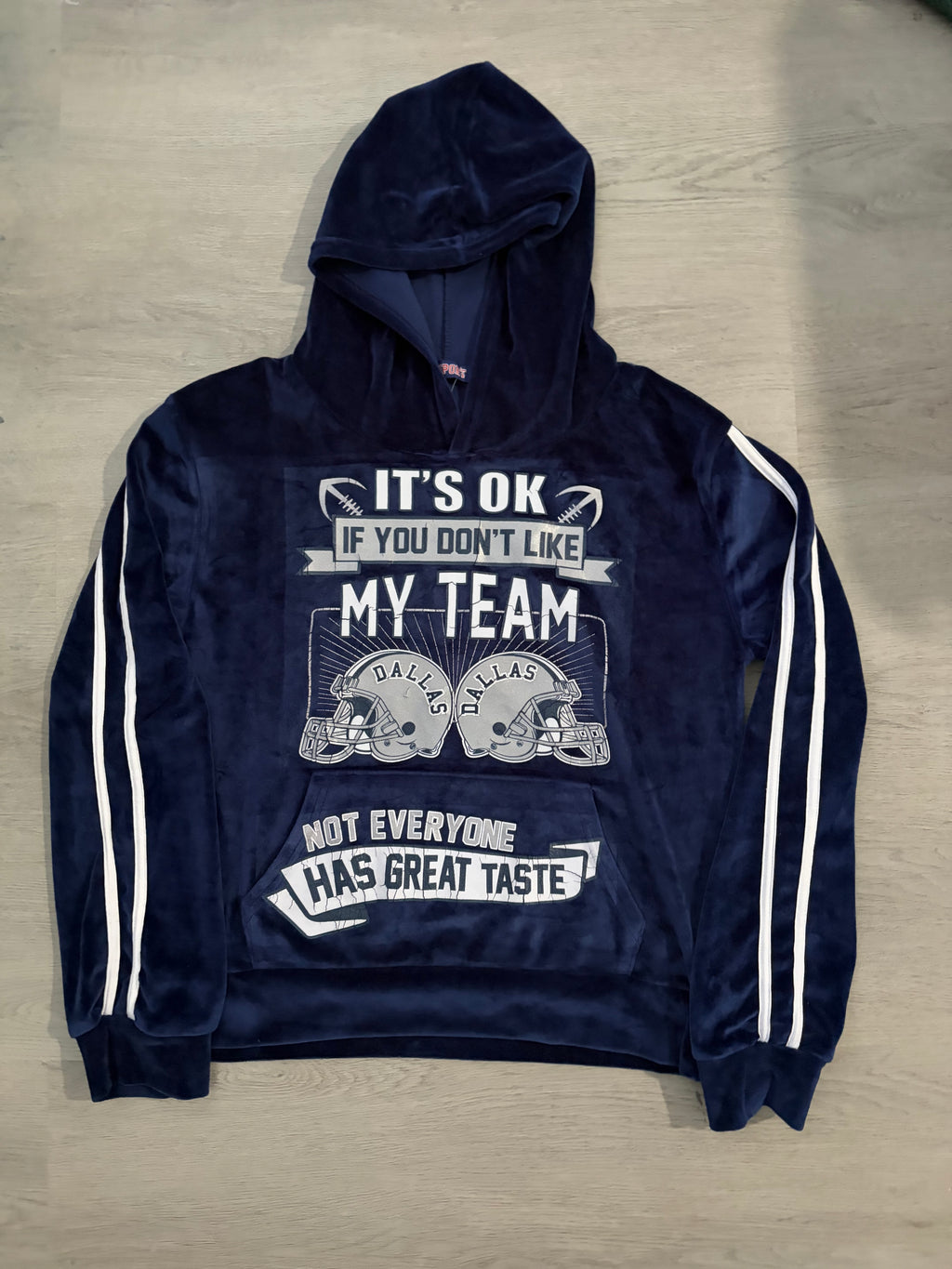 Vintage Women’s Not Everyone Has Great Taste Dallas Cowboys Velvet Hoodie
