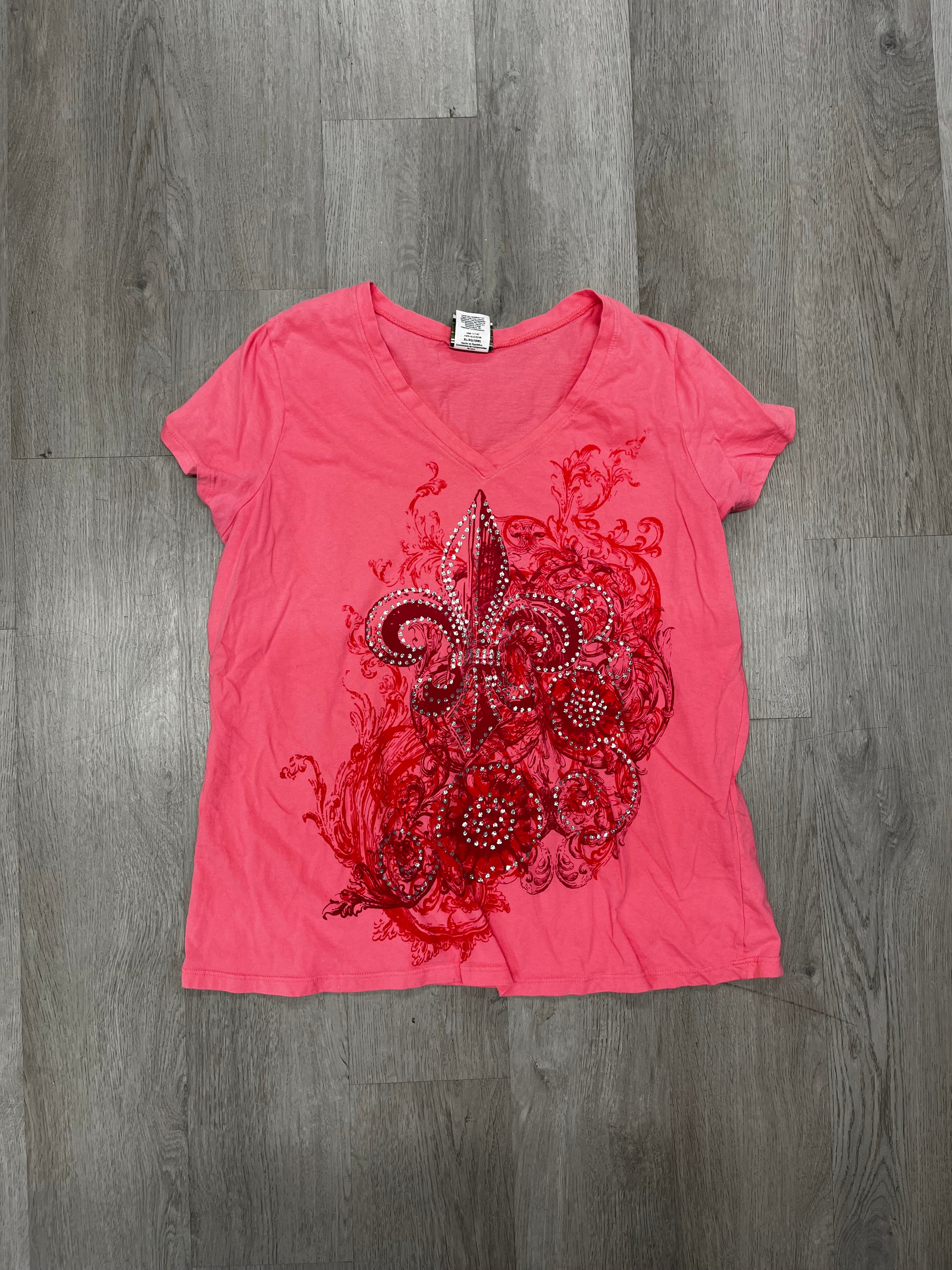 Women’s Y2K Common Threads Hot Pink Graphic Tee
