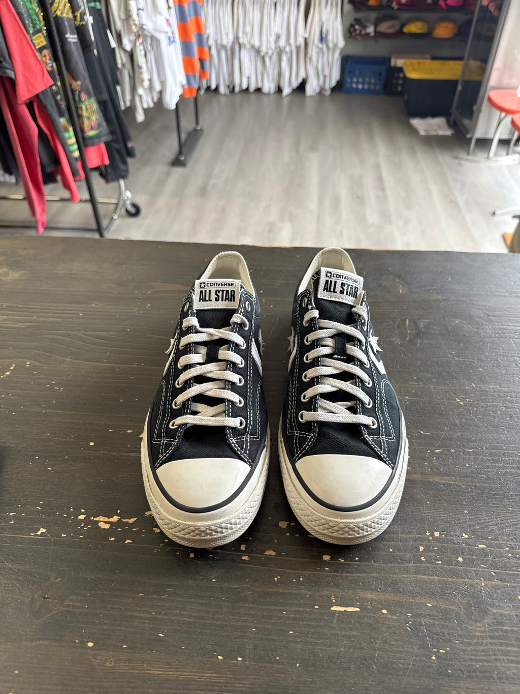Pre-owned Converse Star Player 76 Low Black White