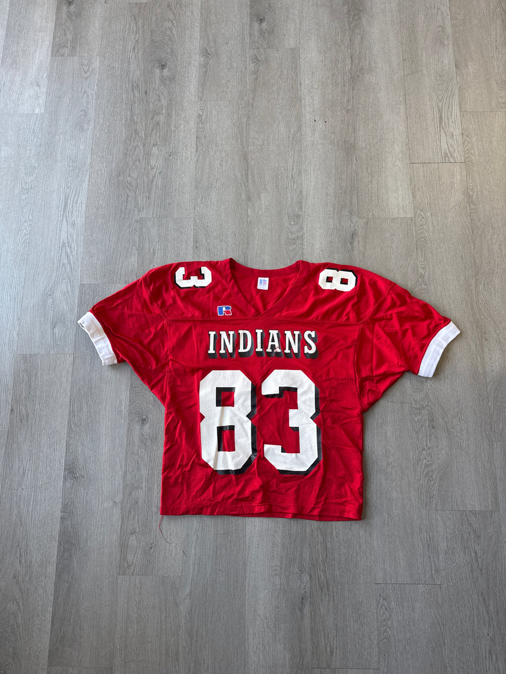 Vintage 90s Russell Athletic Calhoun County Indians Football Jersey