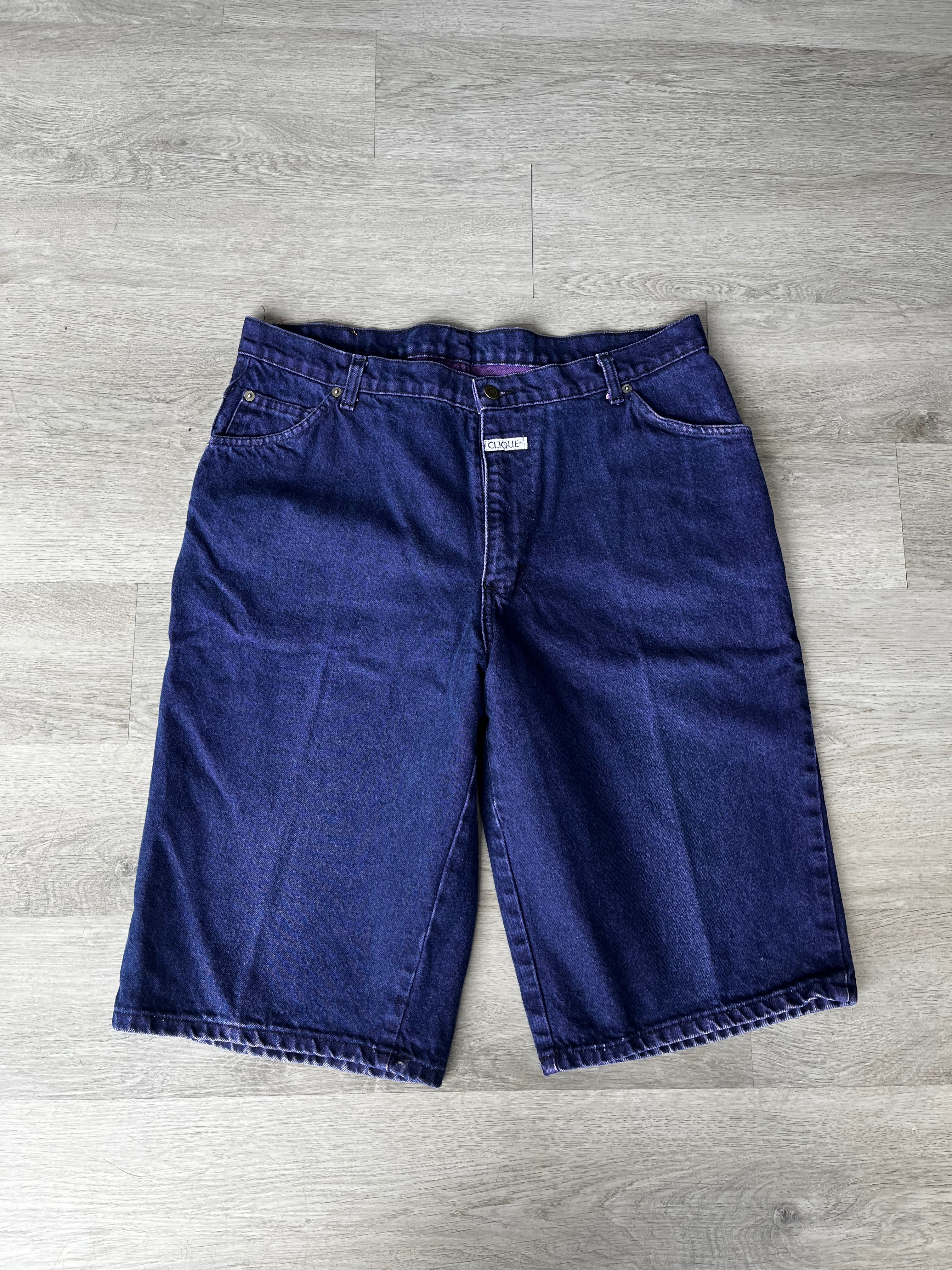Vintage Purple Clique Jean shorts Jorts