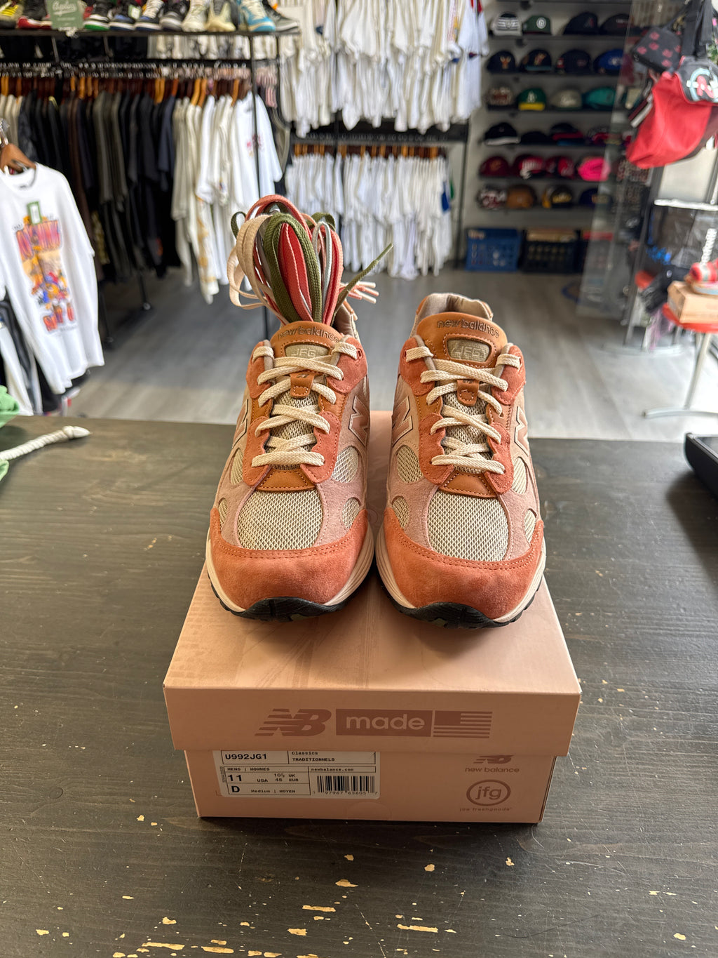 Pre-owned New Balance 992 MiUSA Joe Freshgoods Aged Well