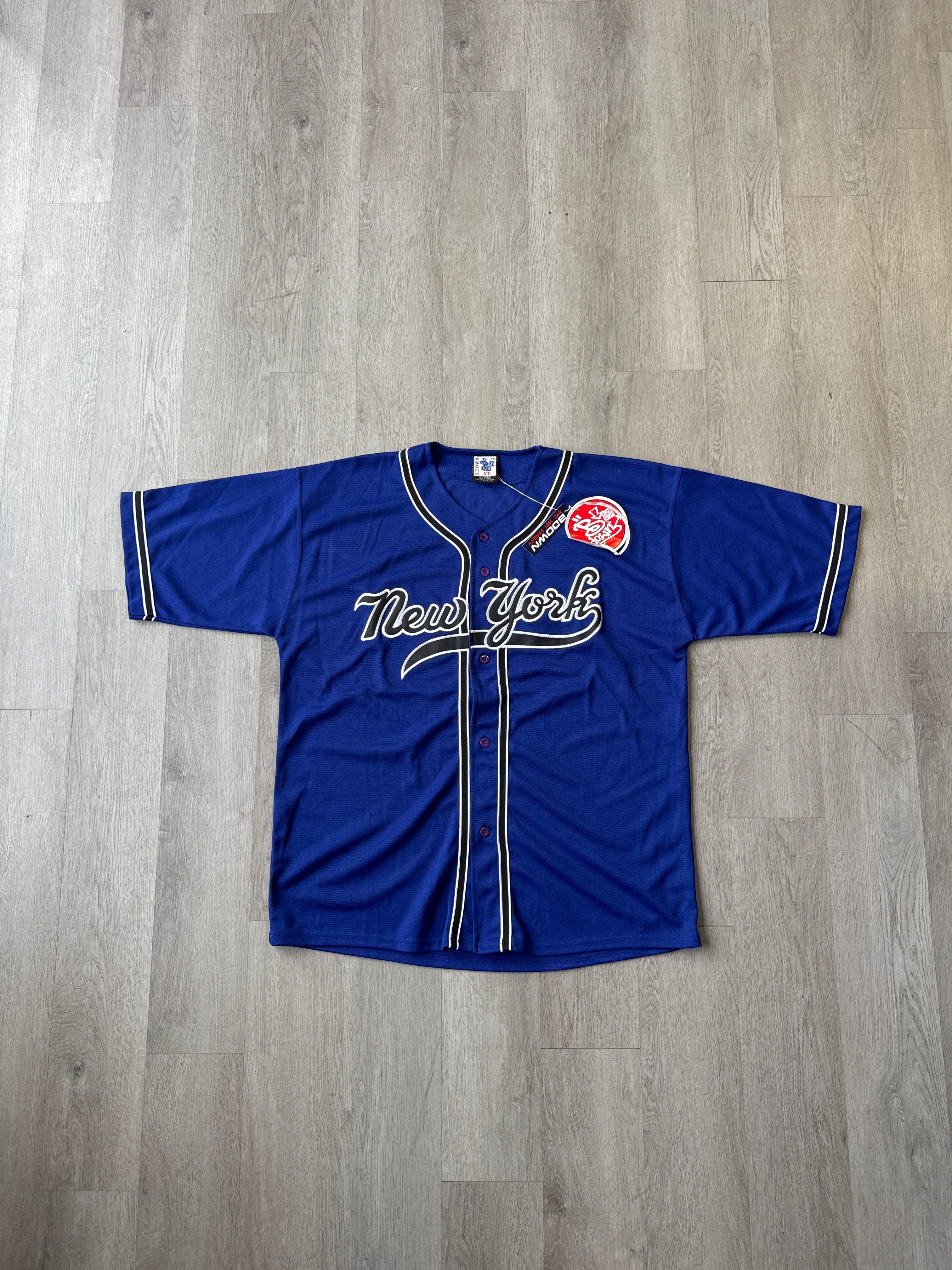 Vintage B Down New York Yankees Baseball Jersey