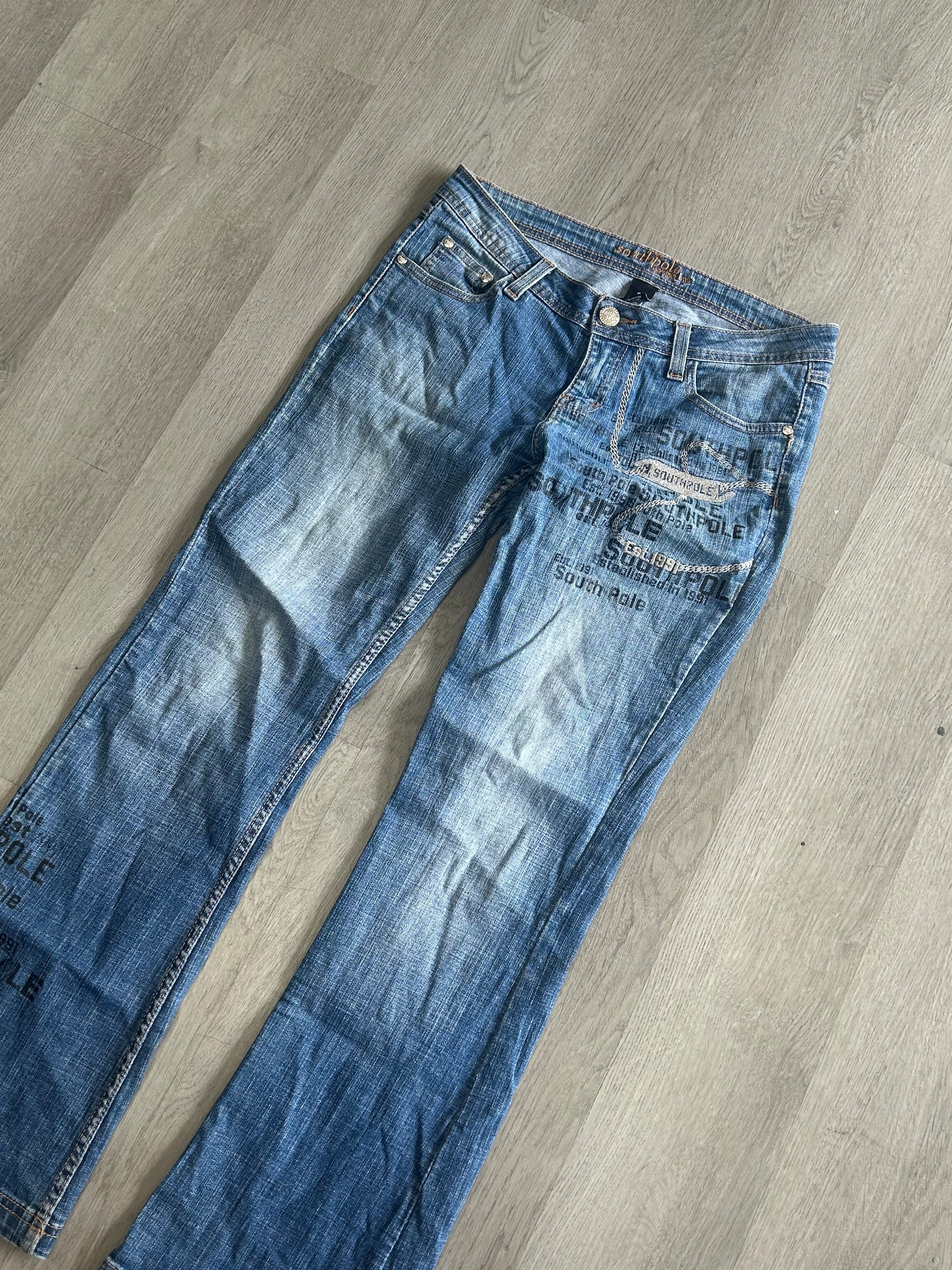 Women’s Y2K Southpole Chain Low rise Jeans