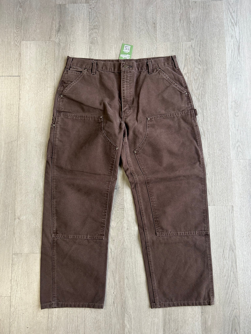 Vintage Brown Double Knee Carhartt Work Pants