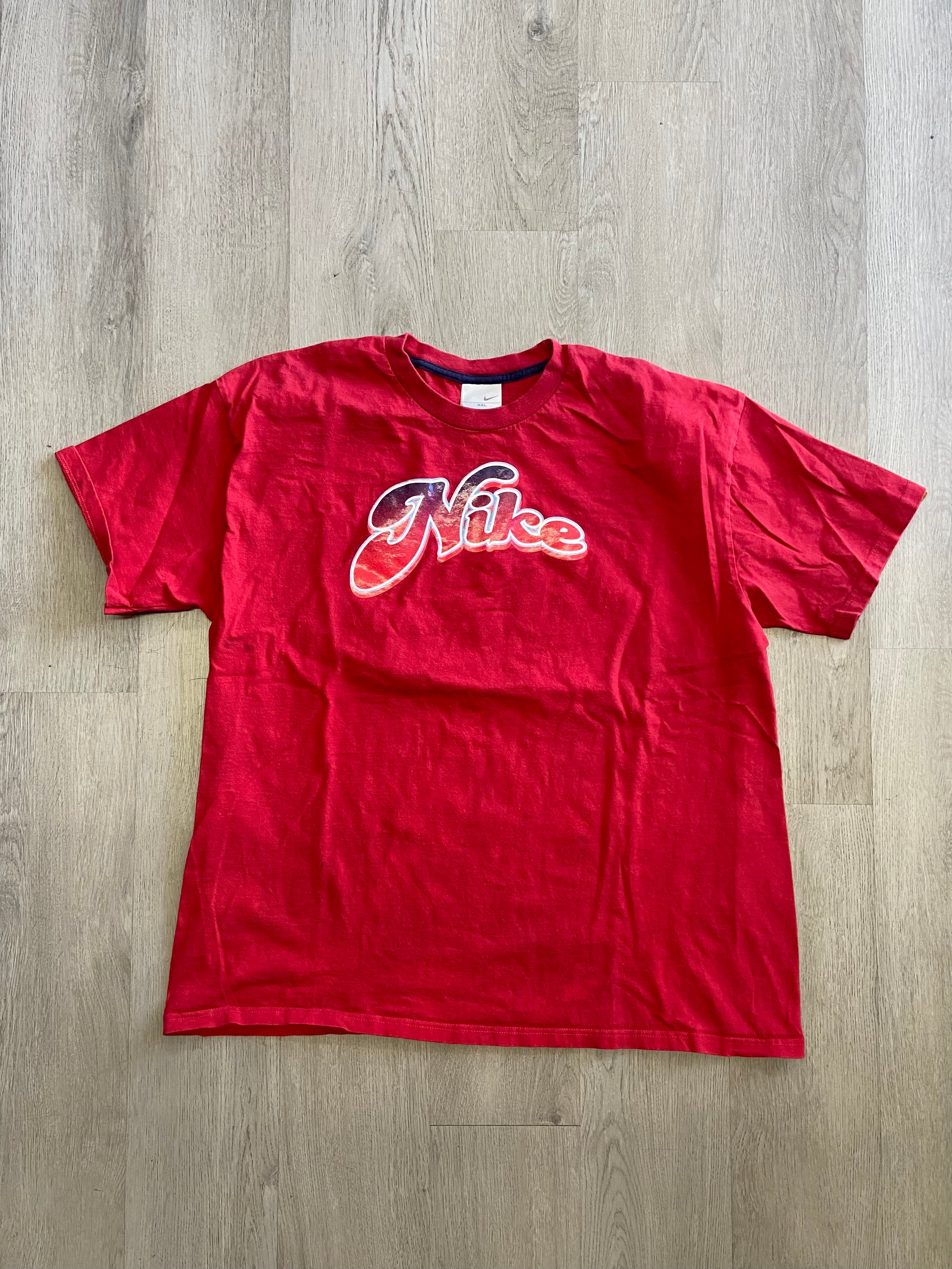 Y2K Nike Red Shirt